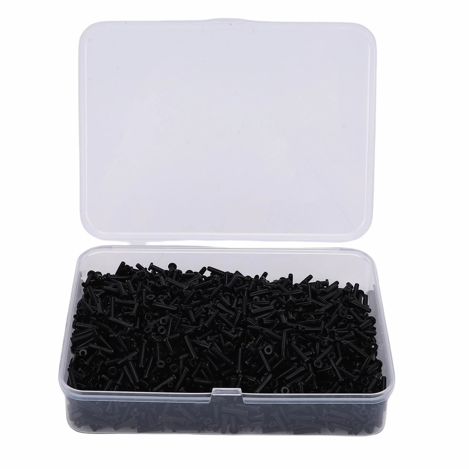 Épaisseur en Nylon Vigoureuse de Chapeau du Matériel 2.1x8.3mm 0.8mm D'oeillets de Raquette de Badminton de Réduction de Bruit