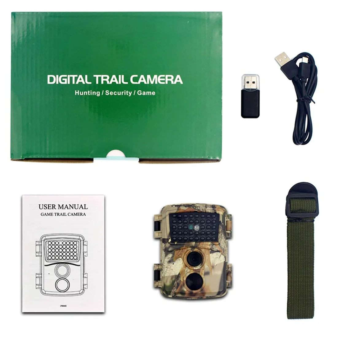 Mise à Niveau de la Mini caméra de Jeu de Piste 12MP 1080P caméra extérieure avec caméra de Chasse à Vision Nocturne pour la Surveillance de la Faune, 38 LED infrarouges