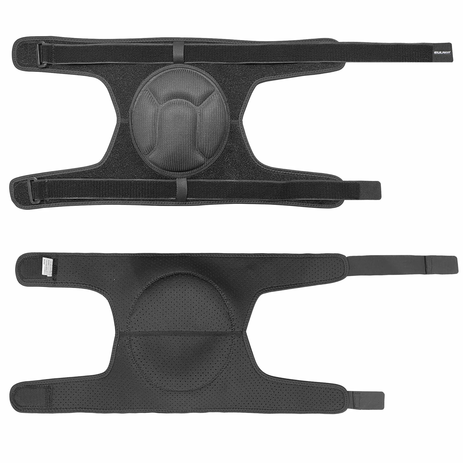 EULANT Genouillere Travail Ajustable Protection Genoux 2 Antidérapant Sangles Adulte Épais Éponge Genouillères pour Jardinage Carreleur Construction