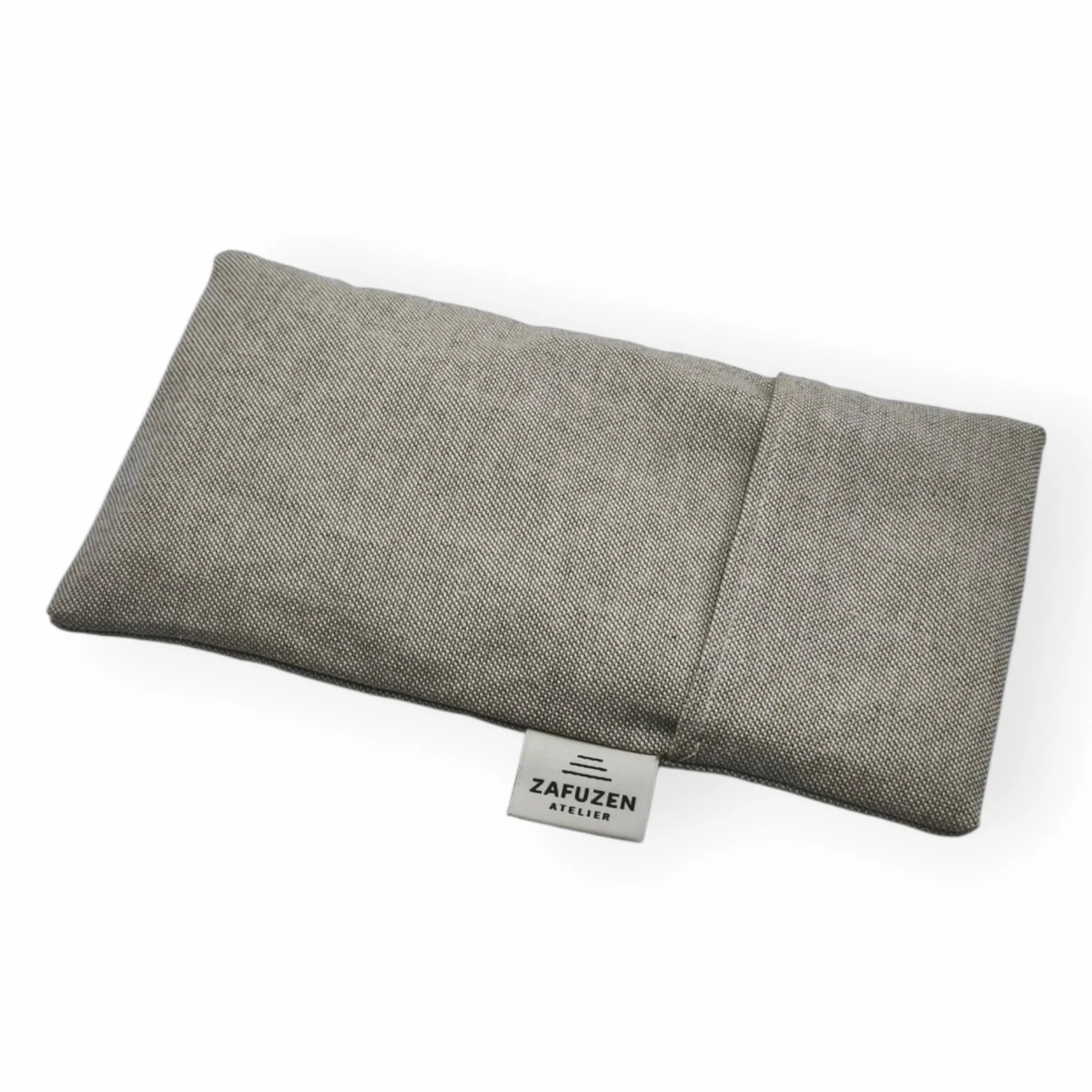 Coussin pour Les Yeux avec Housse Lavable Dune – Fleurs de Lavande Naturelle et Riz, Coton Naturel, Yoga et Méditation