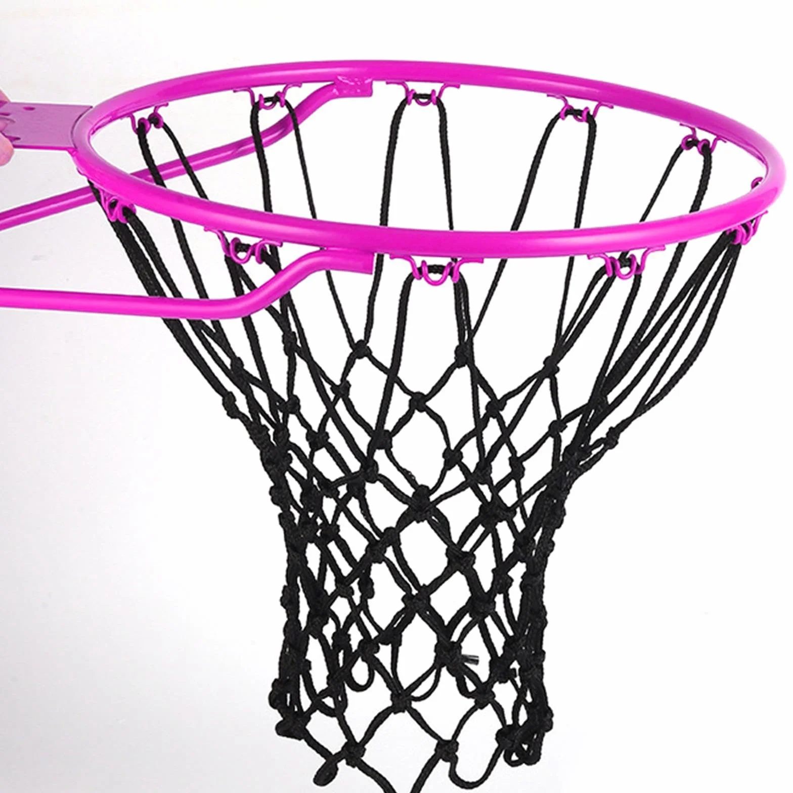 Filet de Basket-Ball en Polyester de Remplacement Professionnel pour Entraînement Scolaire