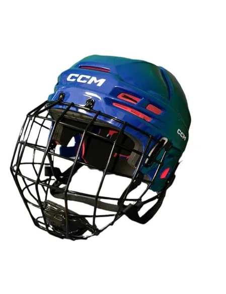 CCM Tacks 70 Combo Senior Casque Taille L Couleur : bleu