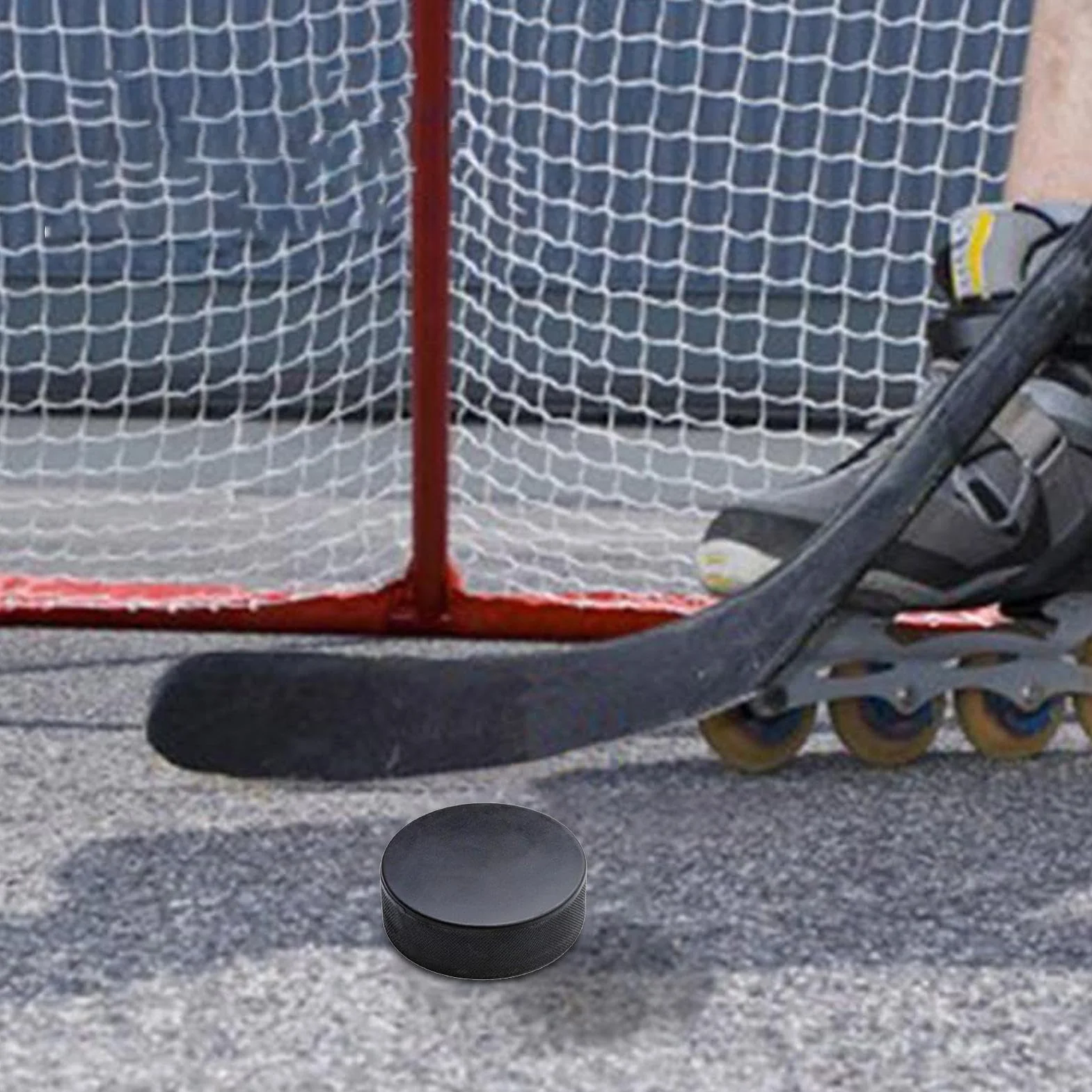 Palets de Hockey sur Glace en PU 7,5 cm 80 g léger pour entraînement Hockey sur roulettes Sports intérieur extérieur Adultes