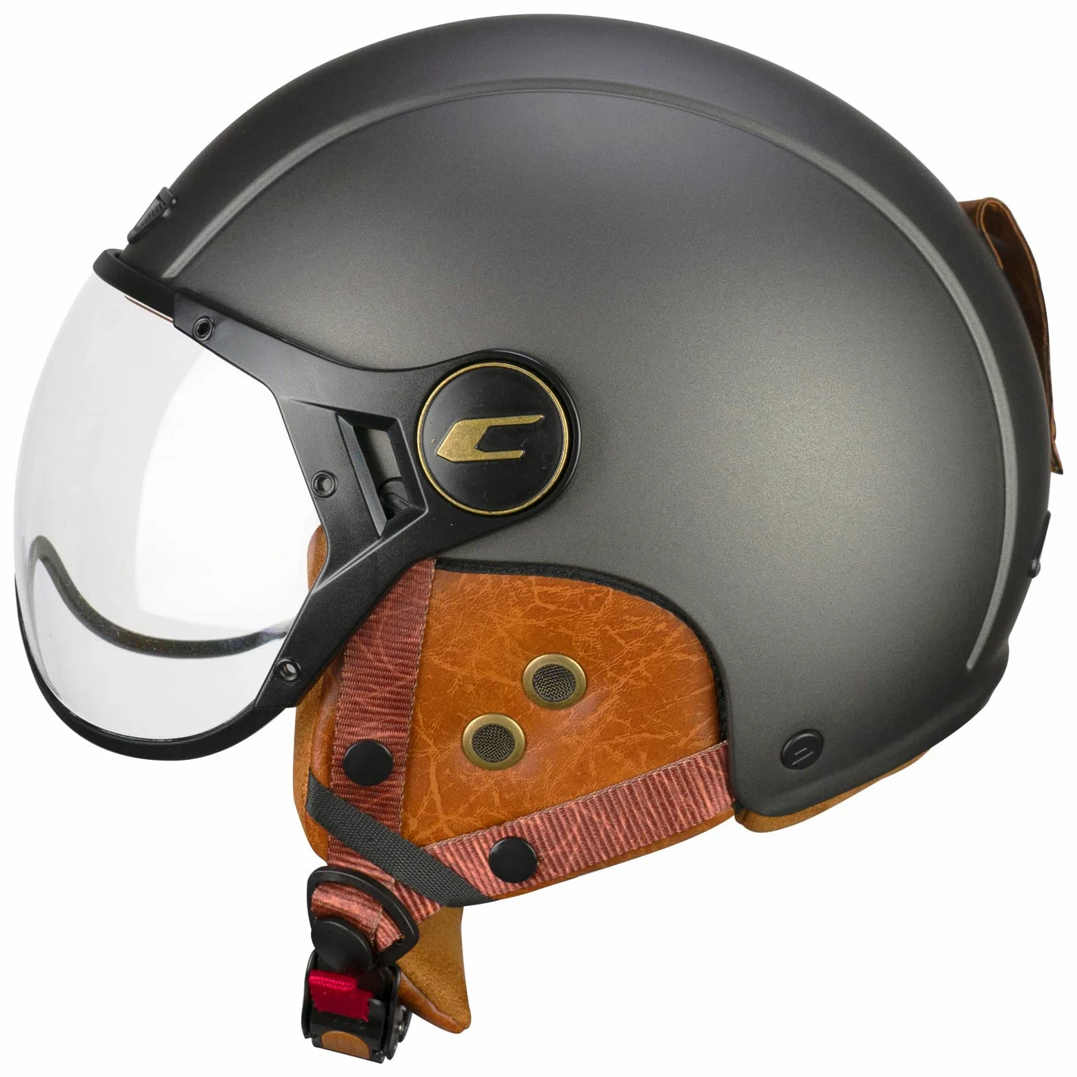 CGM EBI Casque de Ski Unisexe pour Adulte, Graphite satiné, XS (53-54cm)