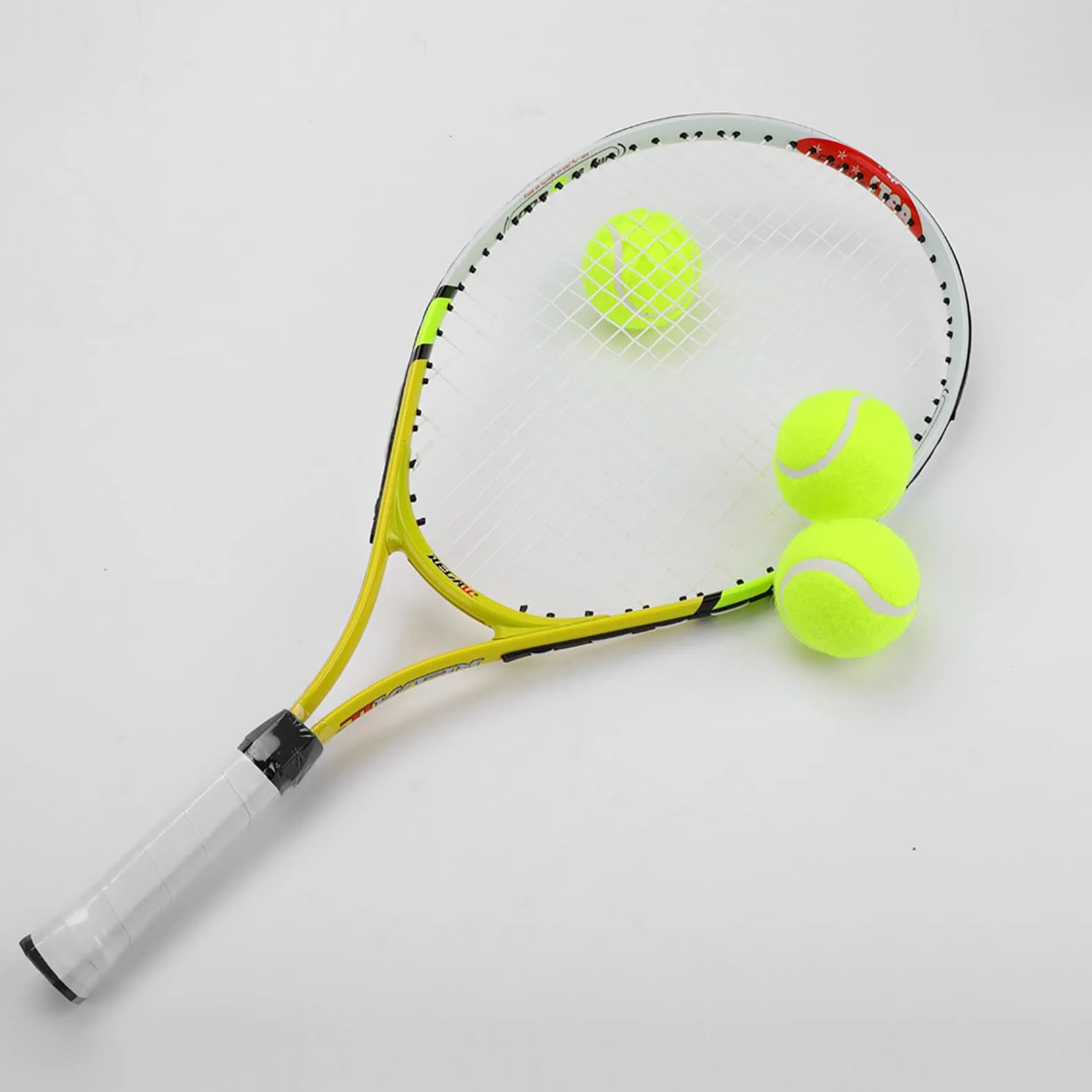 Balle de Tennis Haute Elasticité Formation Compétition 3 Pcs