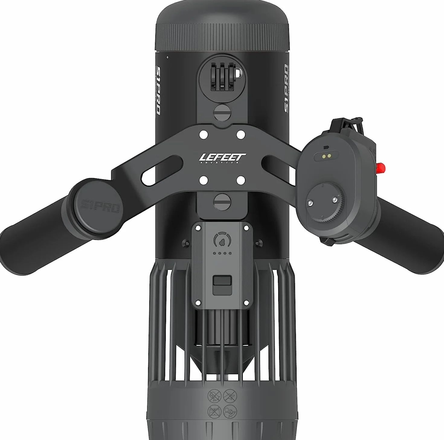LEFEET S1 Pro Scooter sous-Marin avec Support caméra d'action, 40 m, modulaire, Noir