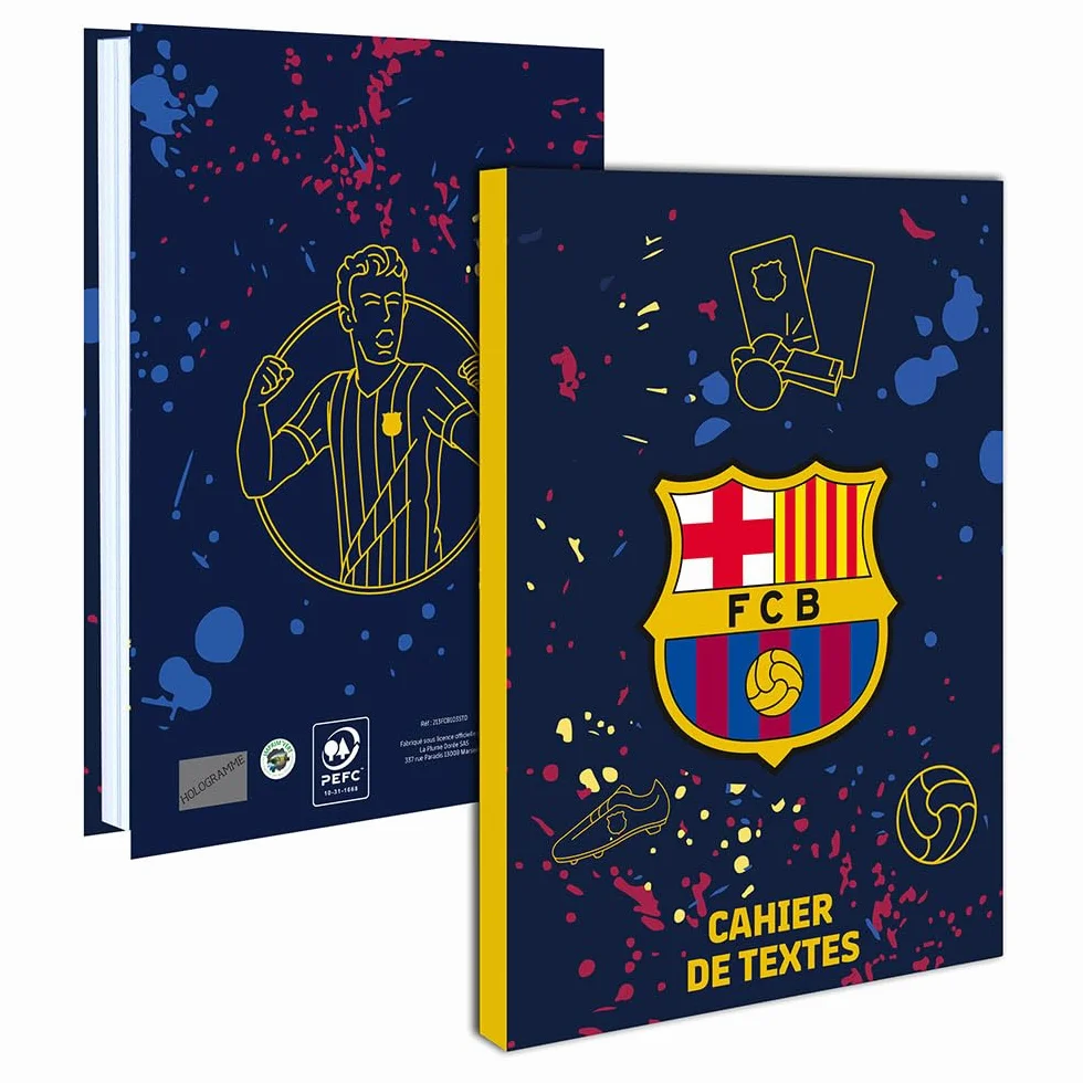 Cahier de textes FC BARCELONE