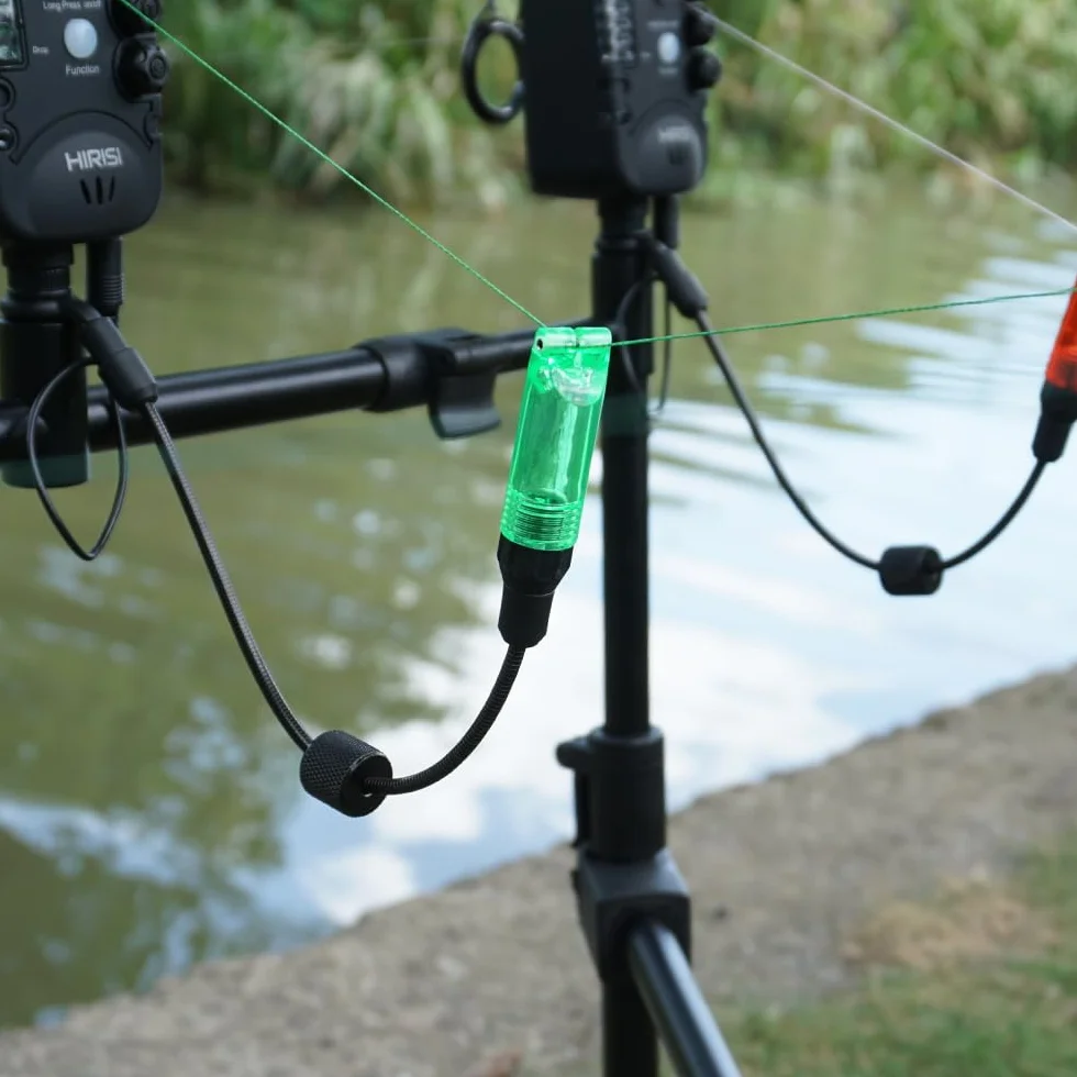 Swinger pêche carpe LED 2,5 mm détachable indicateur touche lot 4