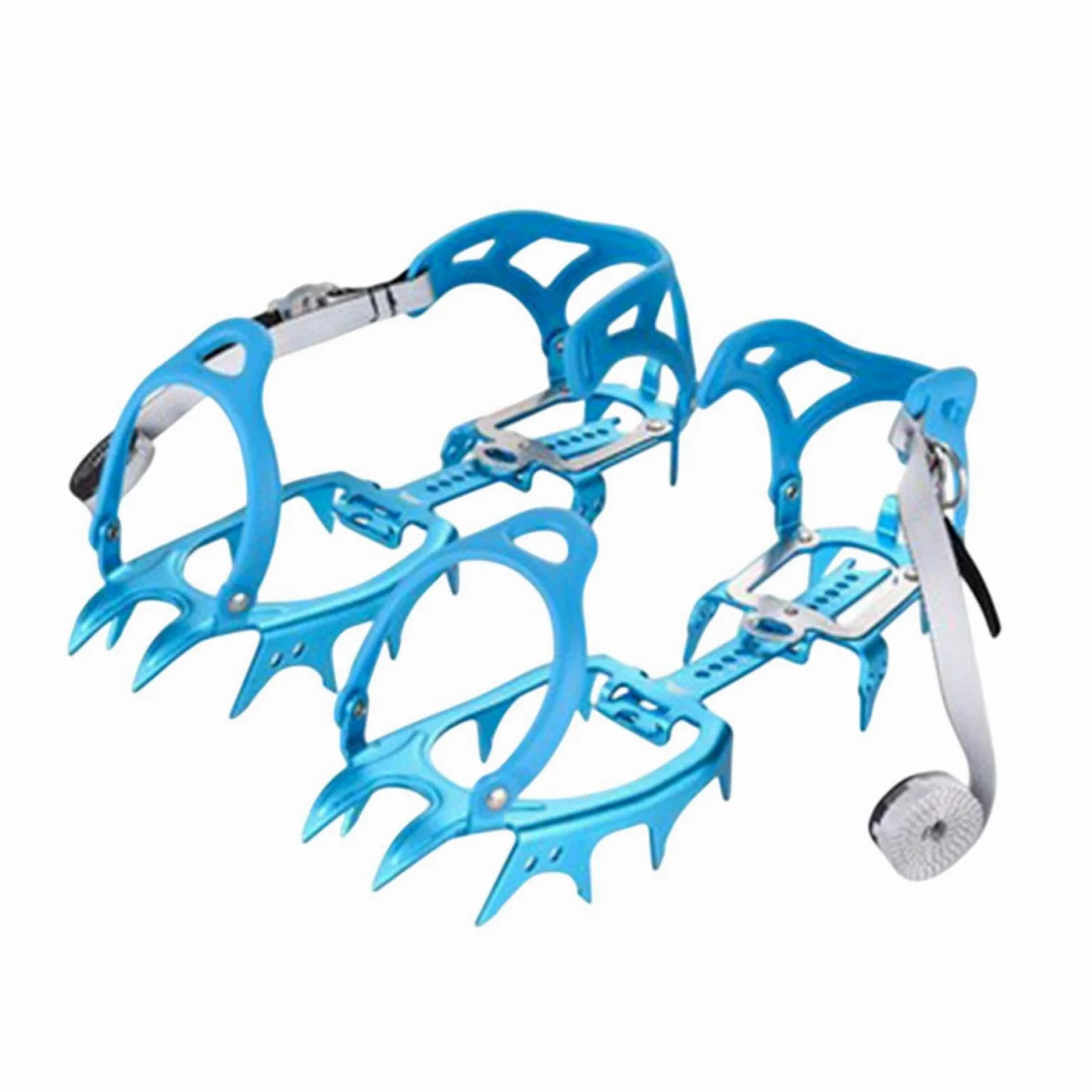 Crampons à Neige pour Chaussures, Pince à Glace pour Chaussures - Antidérapants - 14 Pointes Crampons de Glace Crampons de Neige Poignées de Traction Antidérapantes pour Randonnée