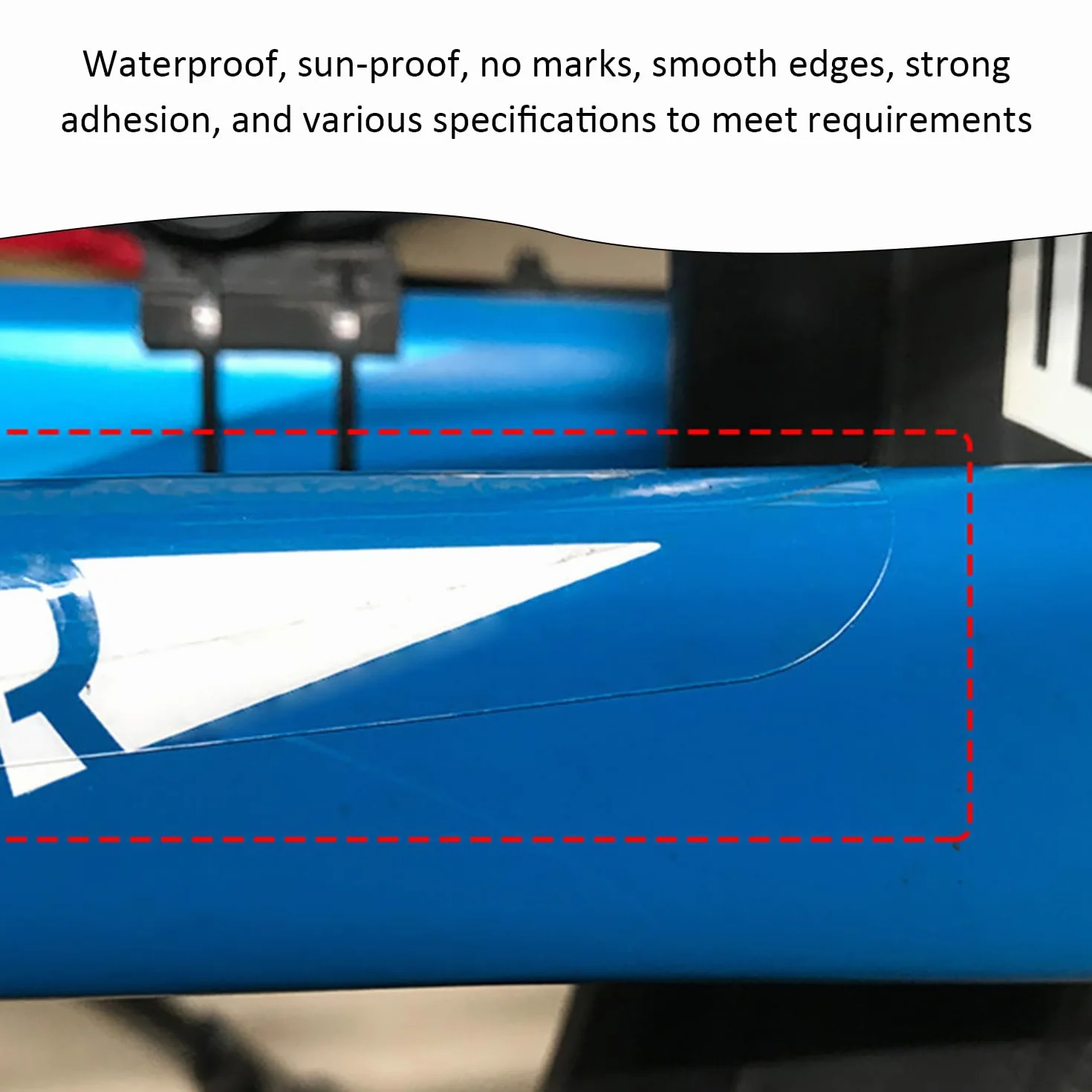 Autocollant Vélo Résistant Aux Rayures, Film Protection Cadre Vélo Imperméable, Accessoires Vélo
