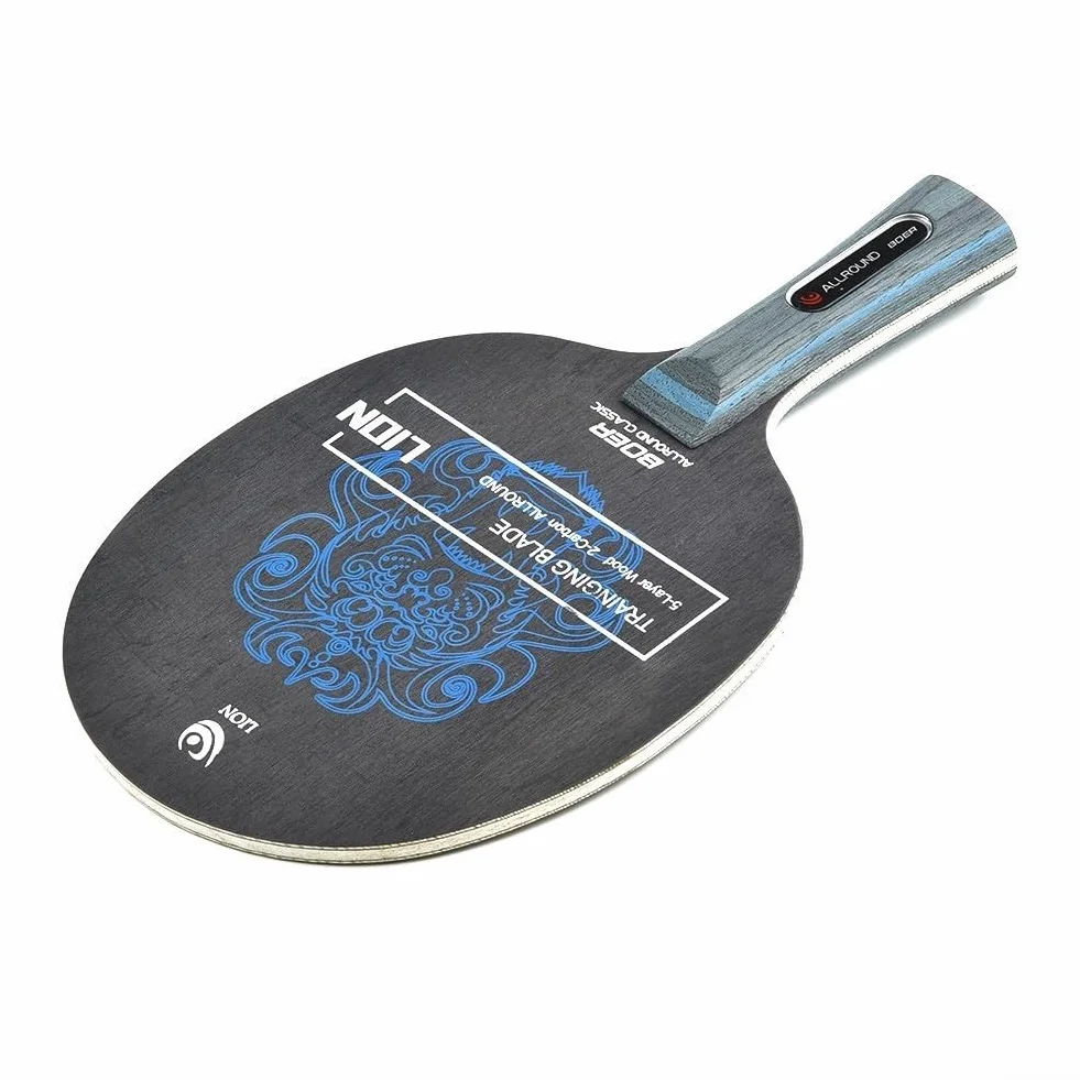 Lame pour Grip Pong Carbone Manche Long Table Ping Poplar Pin Paulownia Tennis Fibre Bois 90g Aramide Core 7 plis Horizontal