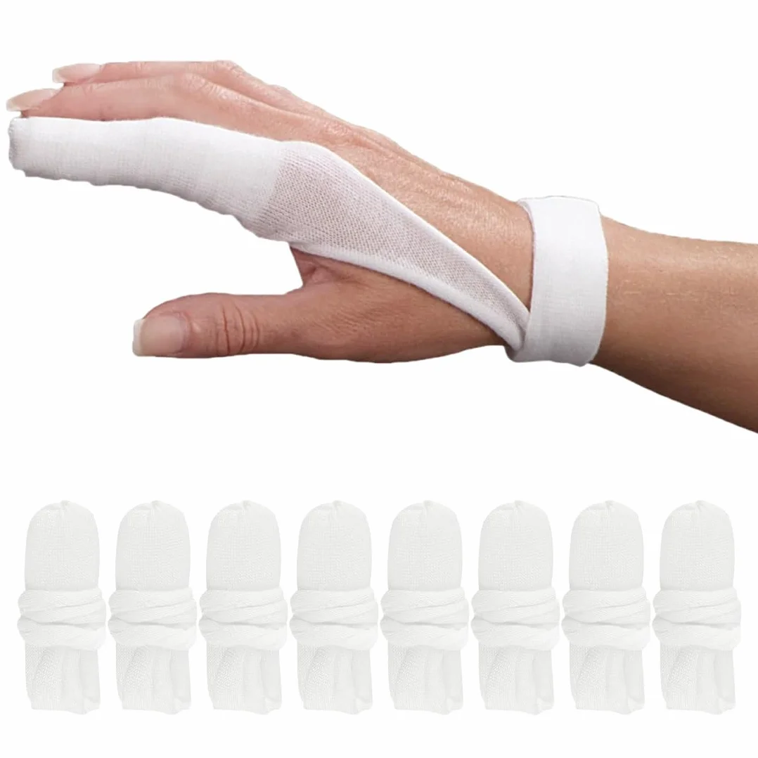Pansement Doigt, Bandage Tubulaire Doigt Élastique, Protege Doigt Respirant pour Premiers Secours