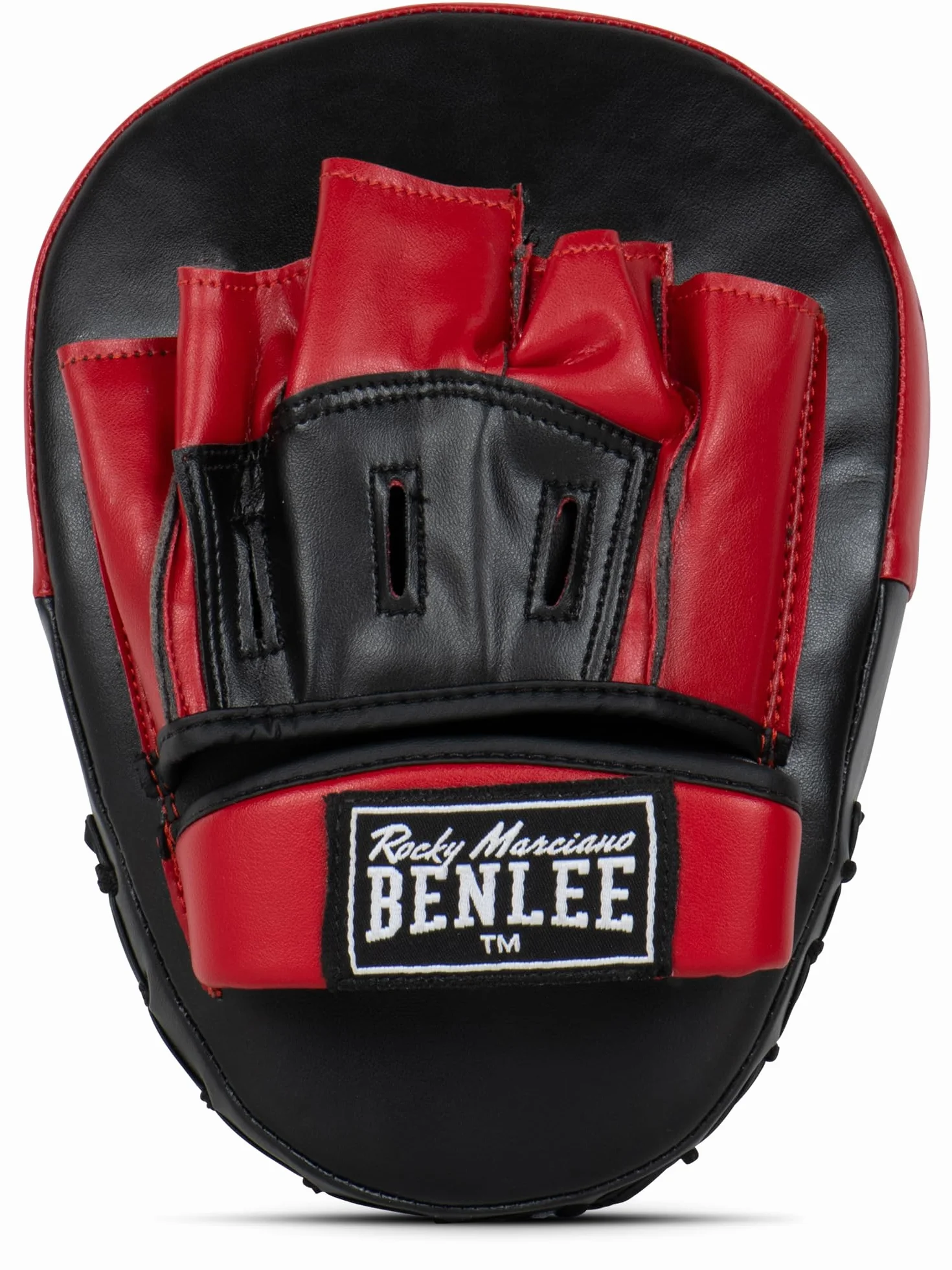 BenLee Punch Mittens Faux Leather Dewey One Size Black/Red