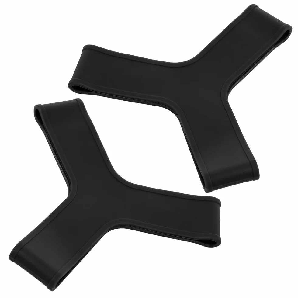 Paire de palmes pour palmes de natation et plongée avec tuba en caoutchouc de silicone de qualité supérieure avec élastique pour fixer les palmes sur les pieds