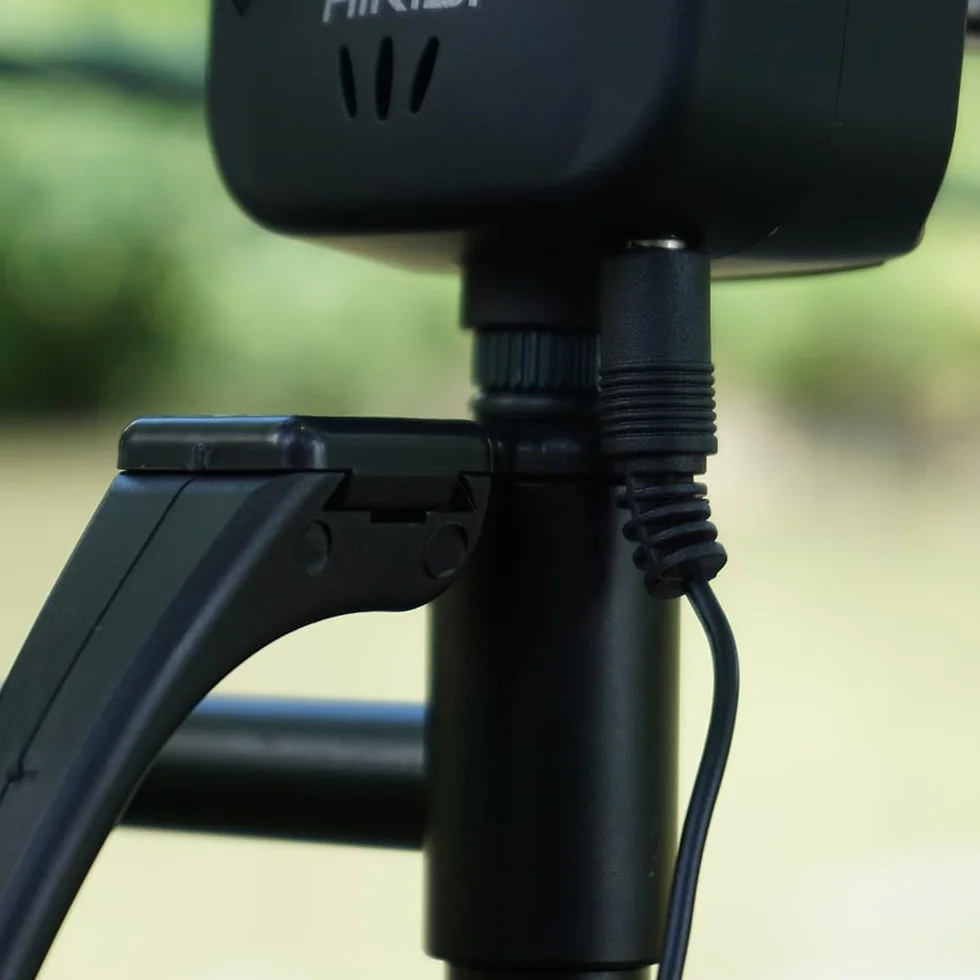 Hirisi Tackle Lot de 4 détecteurs de touche de pêche à la carpe avec lumière LED 2,5 mm