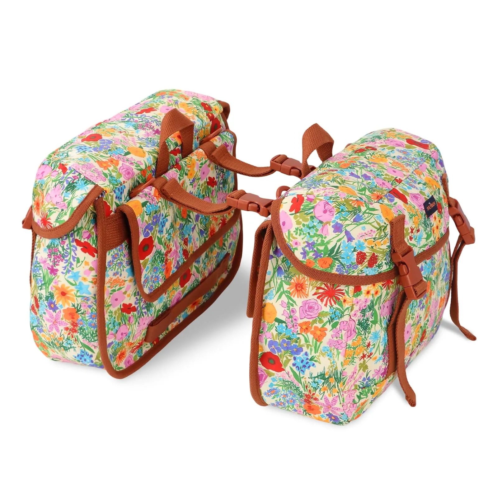 Sacoche Double Porte-Bagages en Nylon pour vélos, 24 l, Sac de Rangement pour siège de vélo, pour Les Voyages, Les déplacements, Les achats