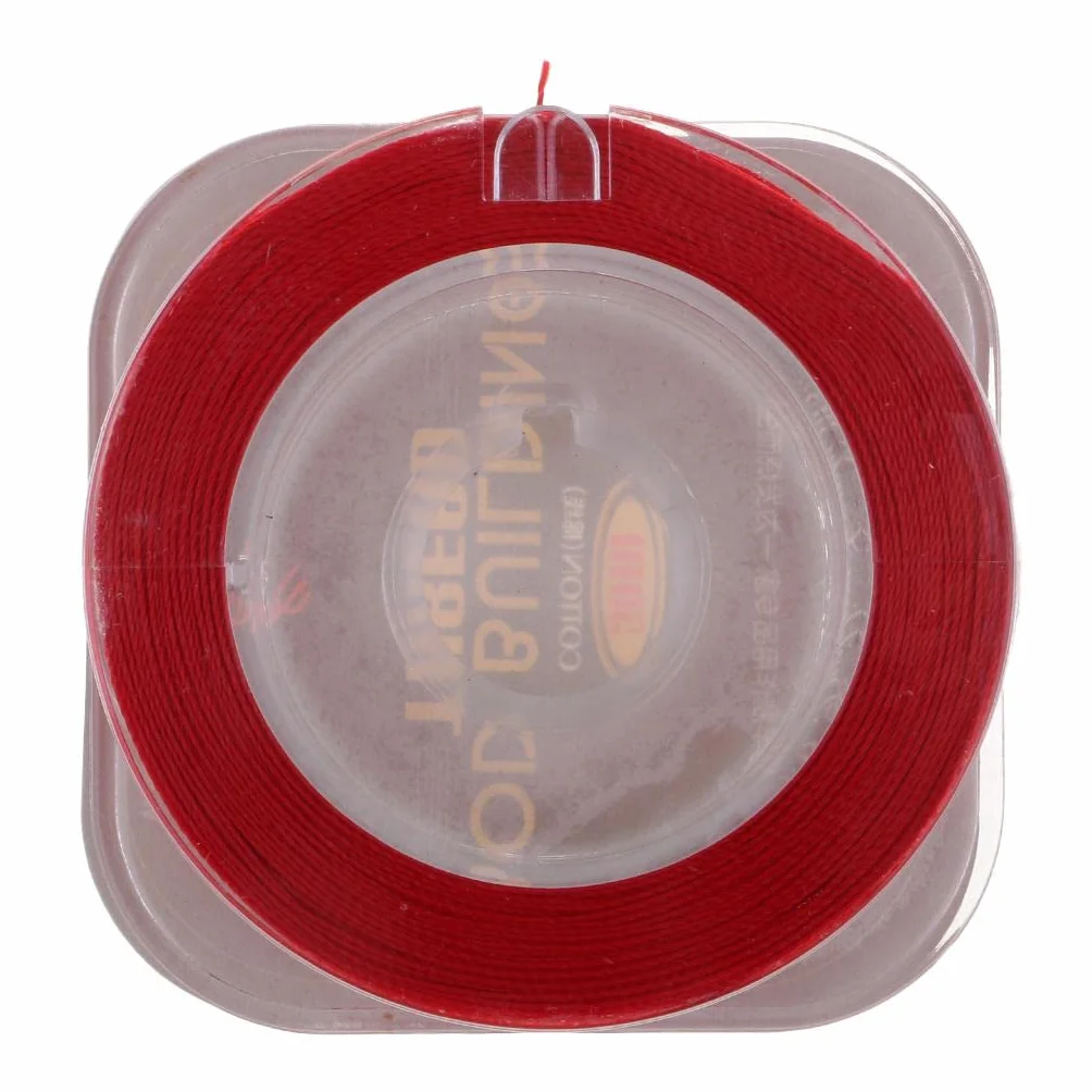 Anneau de Guidage de Canne à Pêche Fil 50m Rouge