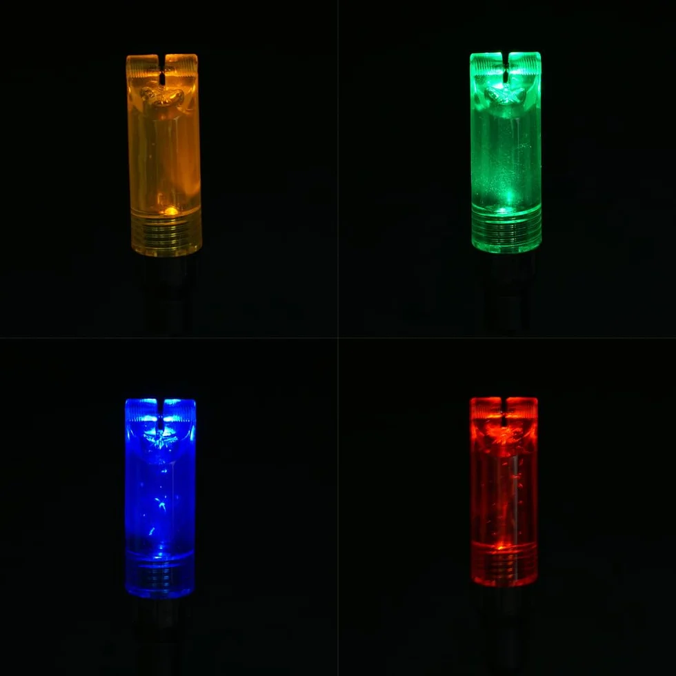 Swinger pêche carpe LED 2,5 mm détachable indicateur touche lot 4