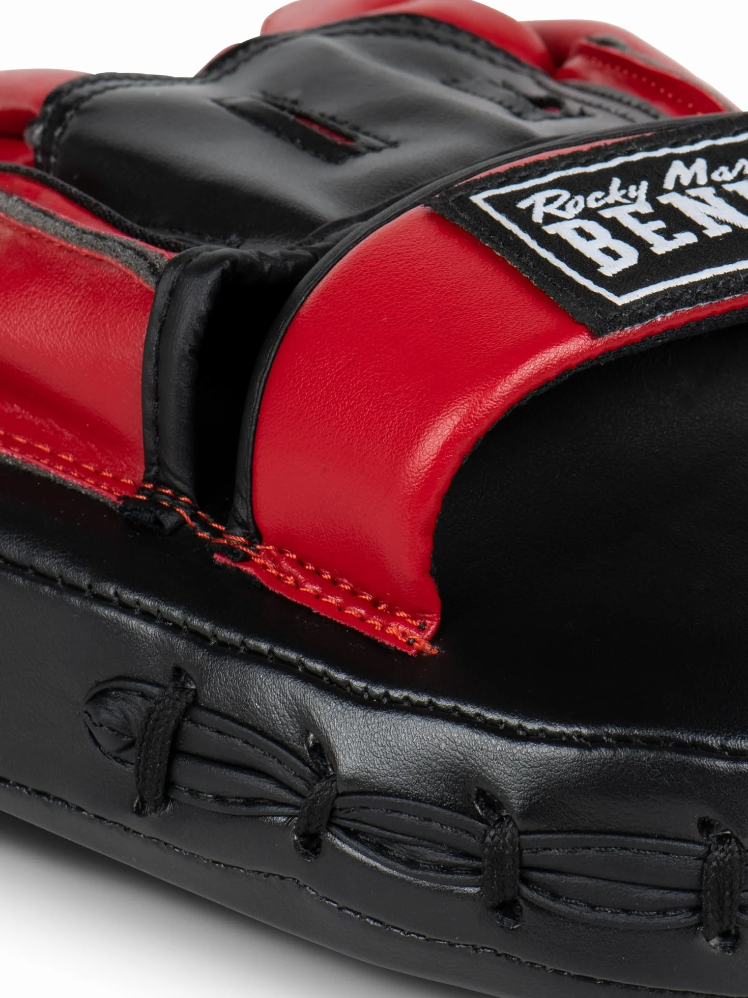 BenLee Punch Mittens Faux Leather Dewey One Size Black/Red