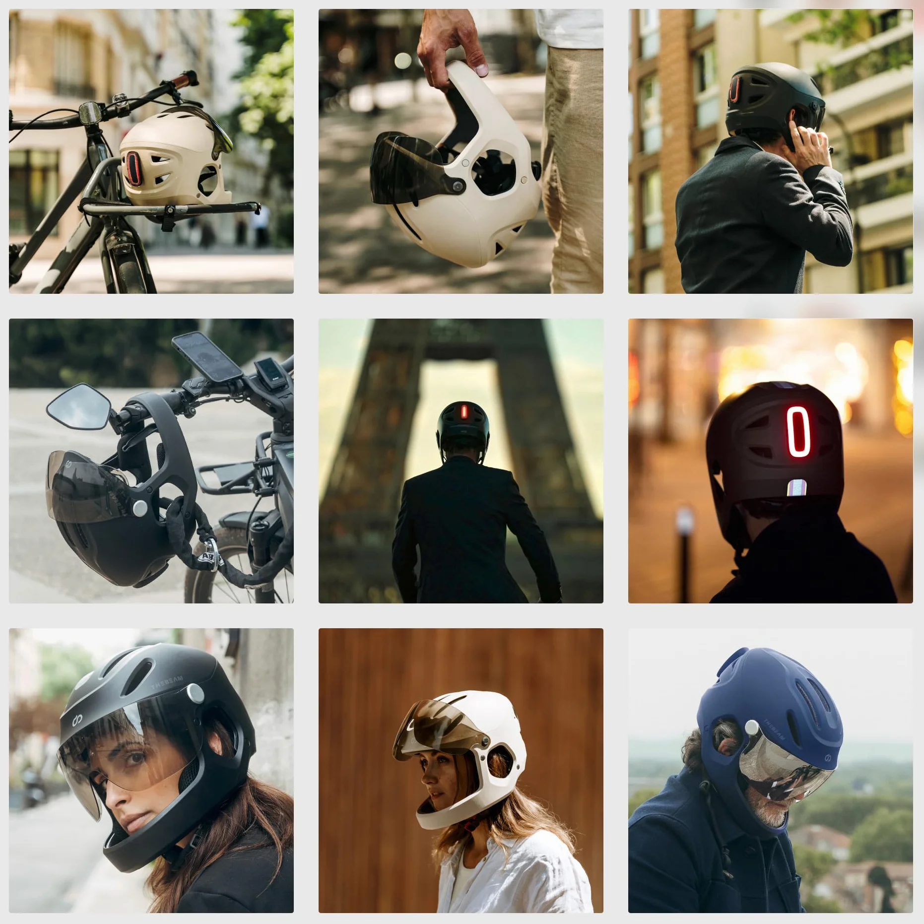 Casque Vélo Intégral Virgo Integral Certifié NTA 8776 45 km/h avec Visière LED Arrière pour Speedbike VAE