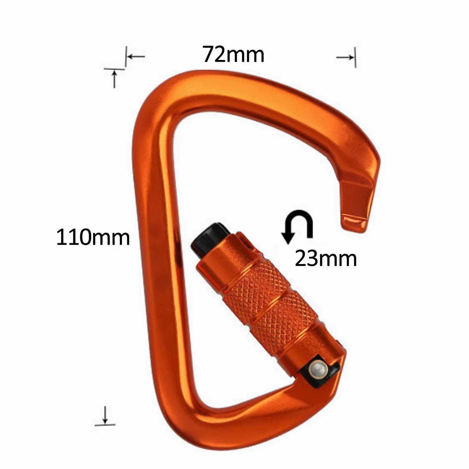ArinkO Mousquetons à Ressort en Alliage d'aluminium : mousquetons Polyvalents pour Le Camping et la randonnée – Lot de 2, Couleurs Assorties