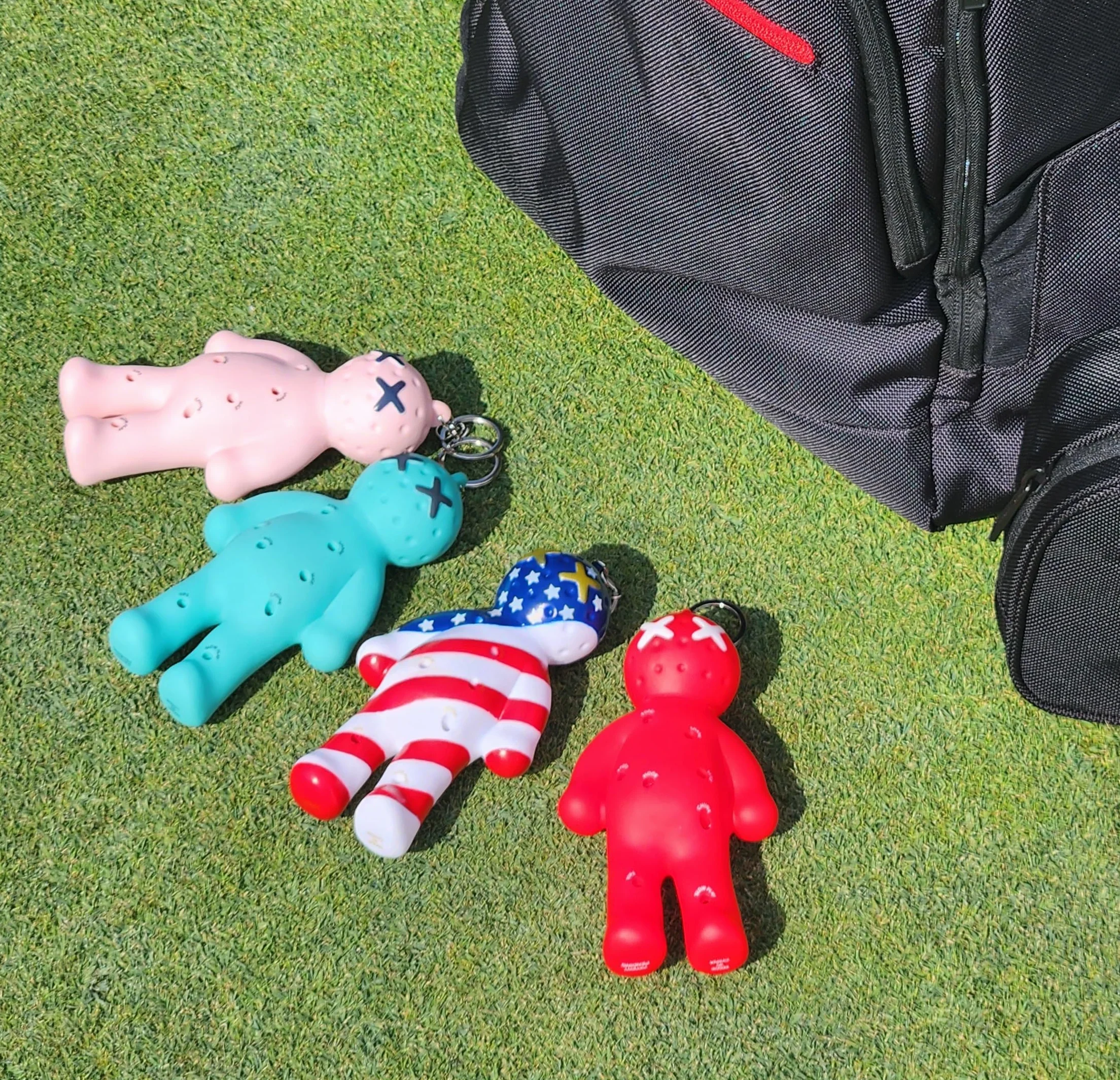 Porte-Tee en balle Voodoo Golf | Accessoire original pour porte-clés | Cadeaux pour hommes | Convient pour les tees de 3 1/4, 2 3/4, 1 1/2