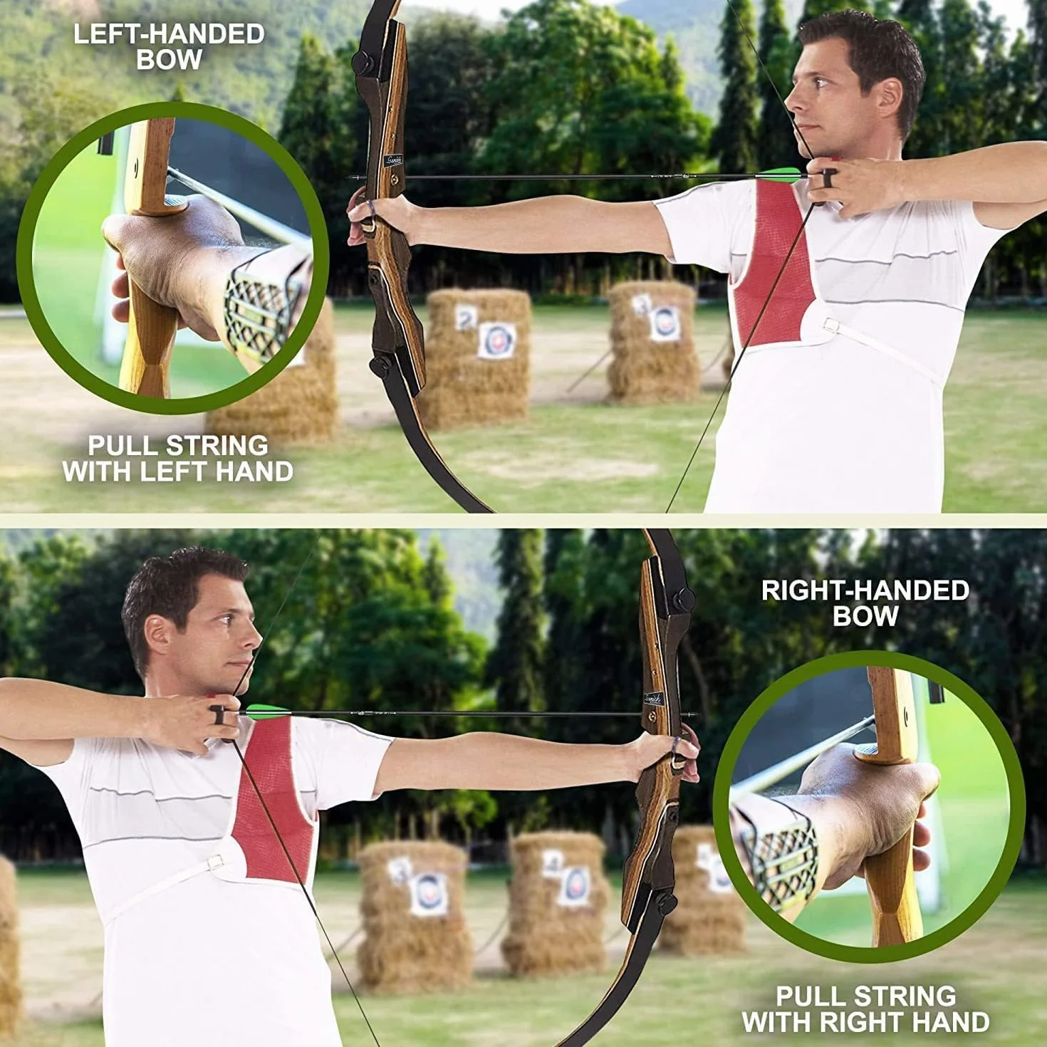 Samick Sage Takedown Recurve Bogen 55lb Rechtshänder