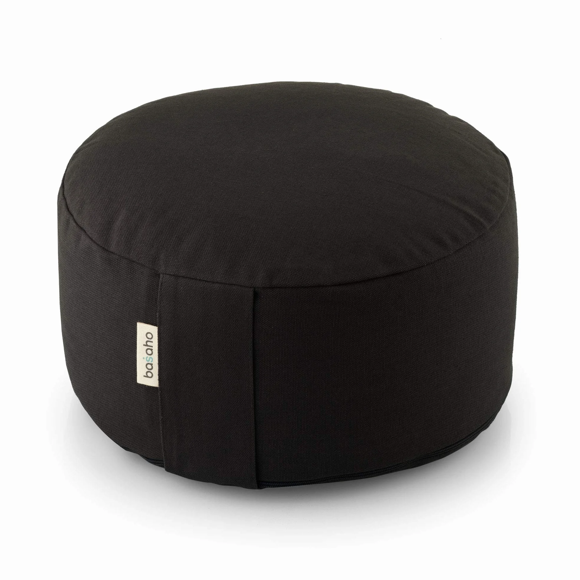 Coussin de Méditation Zafu Coton Bio Coques de Sarrasin Housse Amovible Lavable