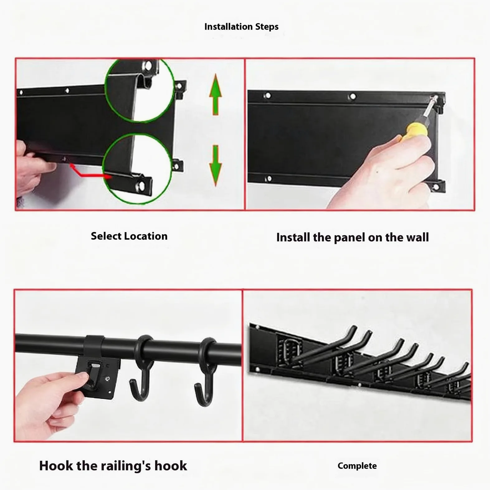 Porte-Ski Murale Garage - Support Antidérapant Pour Skateboard | Et Équipement,Rack Ski Snowboard pour Intérieur Extérieur Cave - Pour Accessoires Sportifs Intérieur Extérieur Abri Jardin
