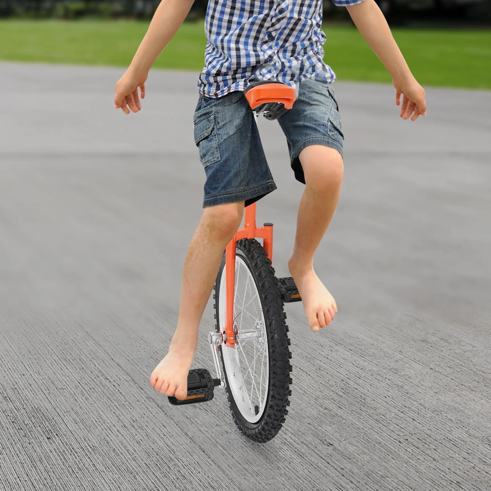 Monocycle 18 Pouces Acier au Manganèse 75 kg pour Sport Entraînement d'Équilibre