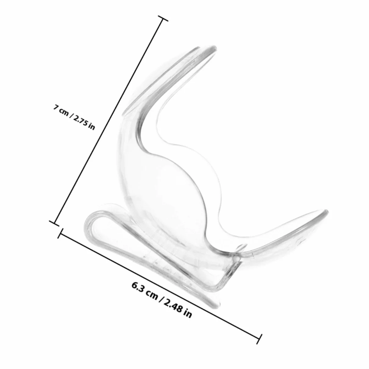 Alasum Porte-balles de Tennis Clip Ceinture Transparent en Abs Support Portable pour Balles Universelles