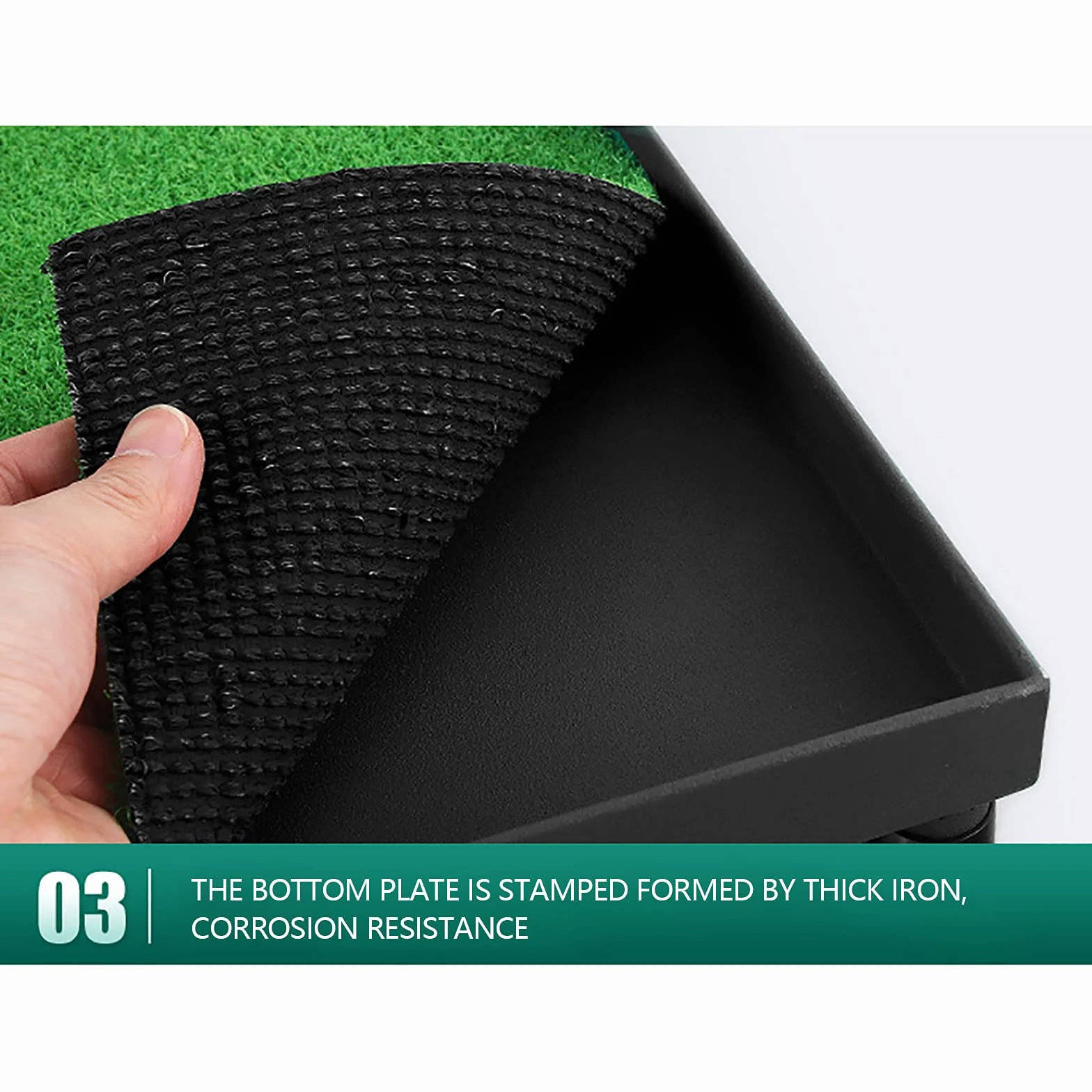 Support pour clubs de golf 9 trous étagère de rangement 50×27,5×72 cm