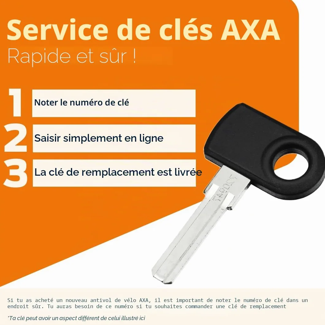 AXA Foldable 8-130 – Antivol Pliable pour vélo – Longueur : 130 cm