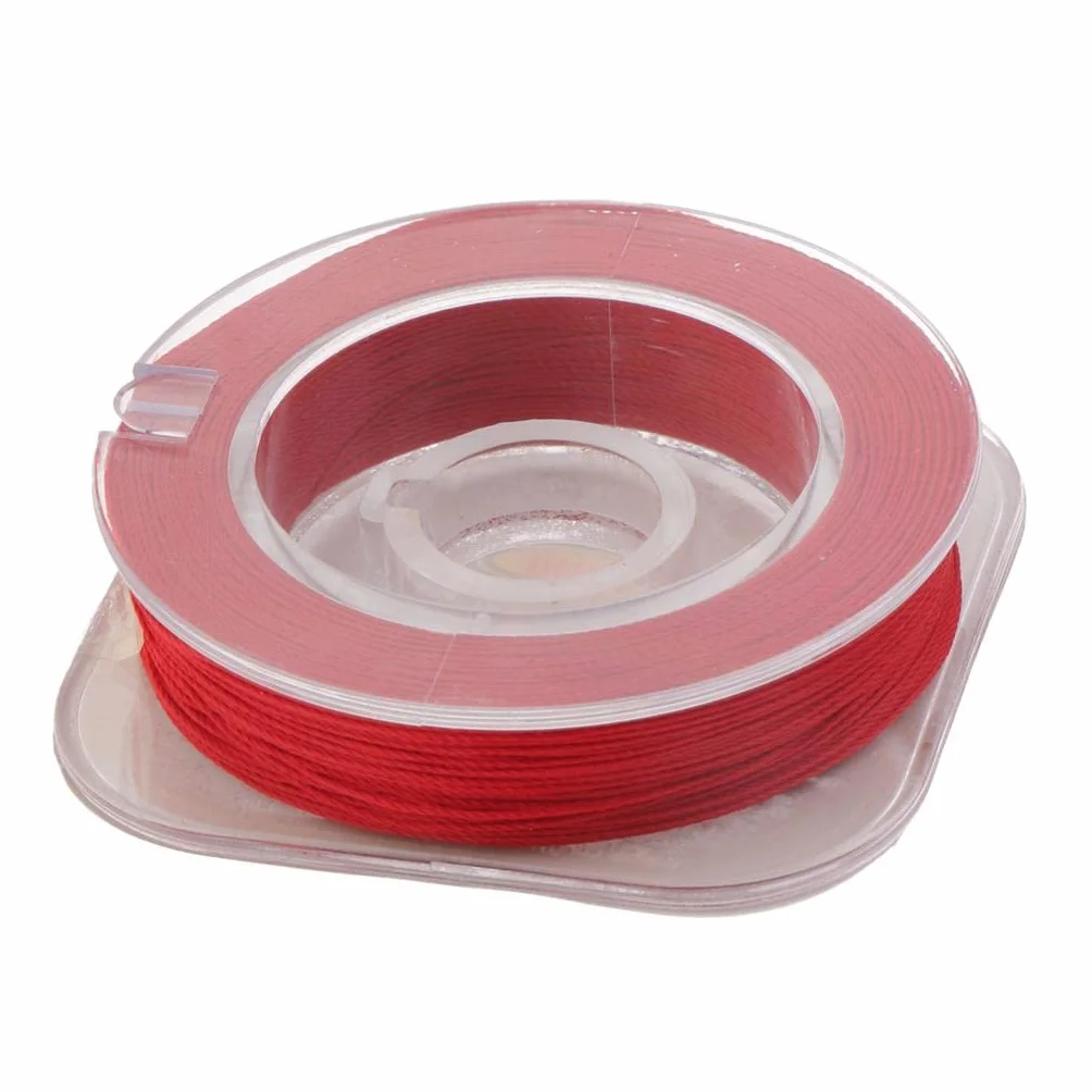 Anneau de Guidage de Canne à Pêche Fil 50m Rouge
