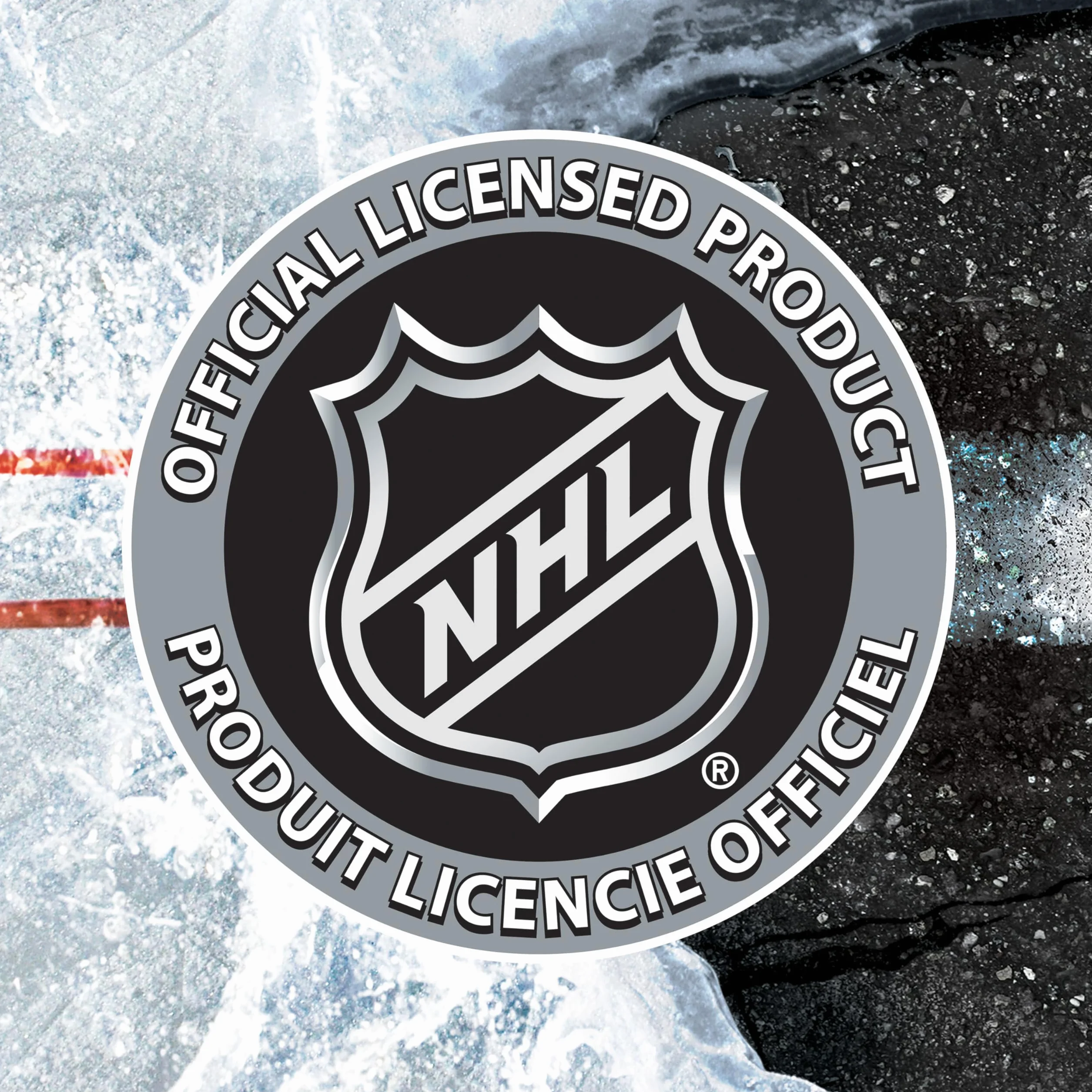 Franklin Sports Mini Passant de Balle de Hockey Automatique – Patte de Balle au Genou – 6 Mini Balles – Licence NHL