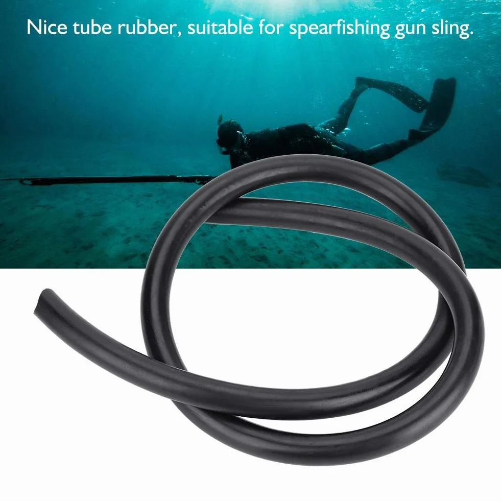Tube en caoutchouc de chasse sous-marine 3x16mm léger durable bande de caoutchouc sous-marine sling tube de plongée sous-marine latex pour bricolage et remplacer tube ancien (1m)