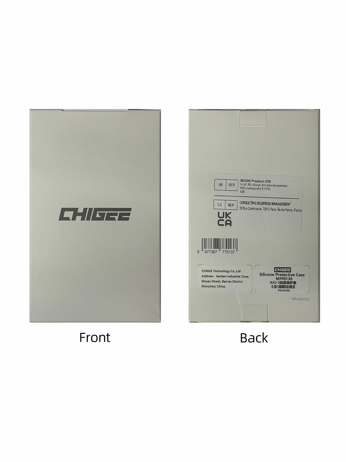 Coque de protection en silicone liquide pour CHIGEE AIO-5 Lite et Play