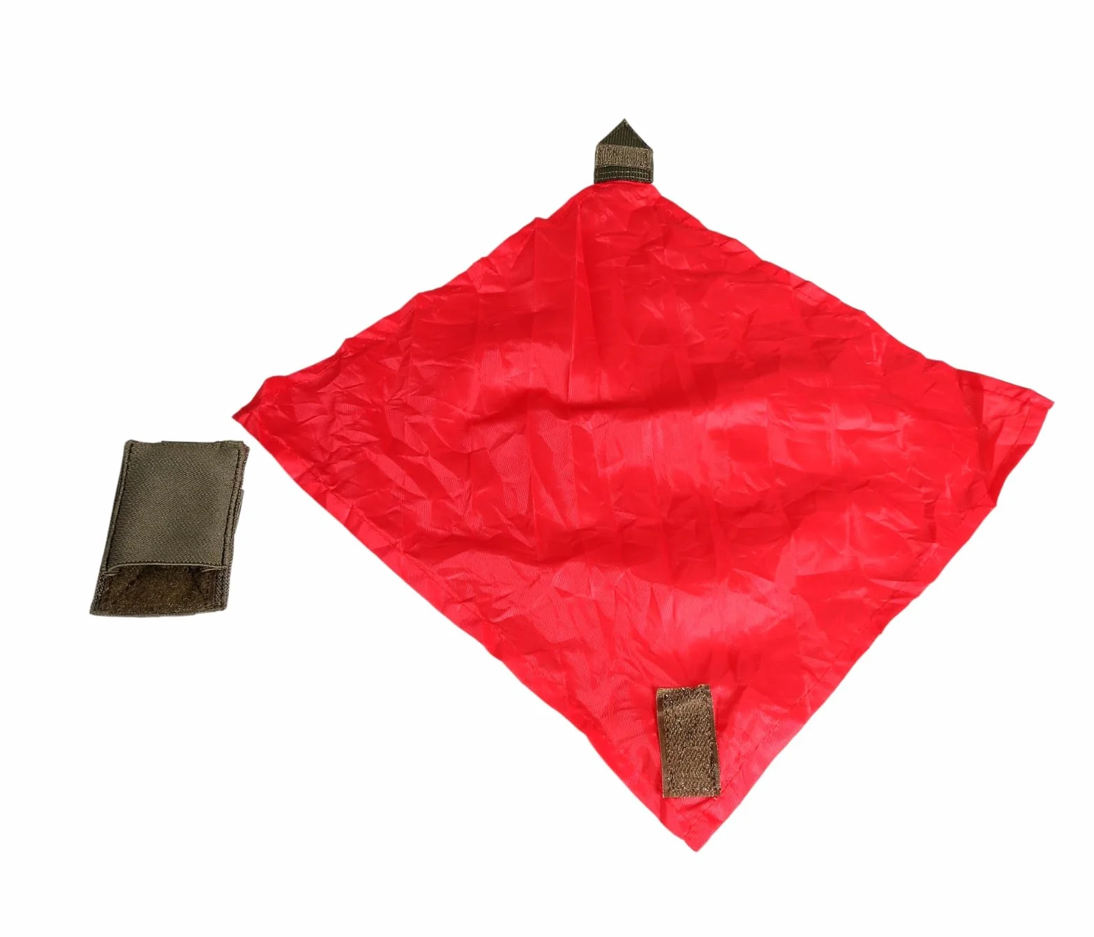 Brassards airsoft paintball double velcro rouge bleu