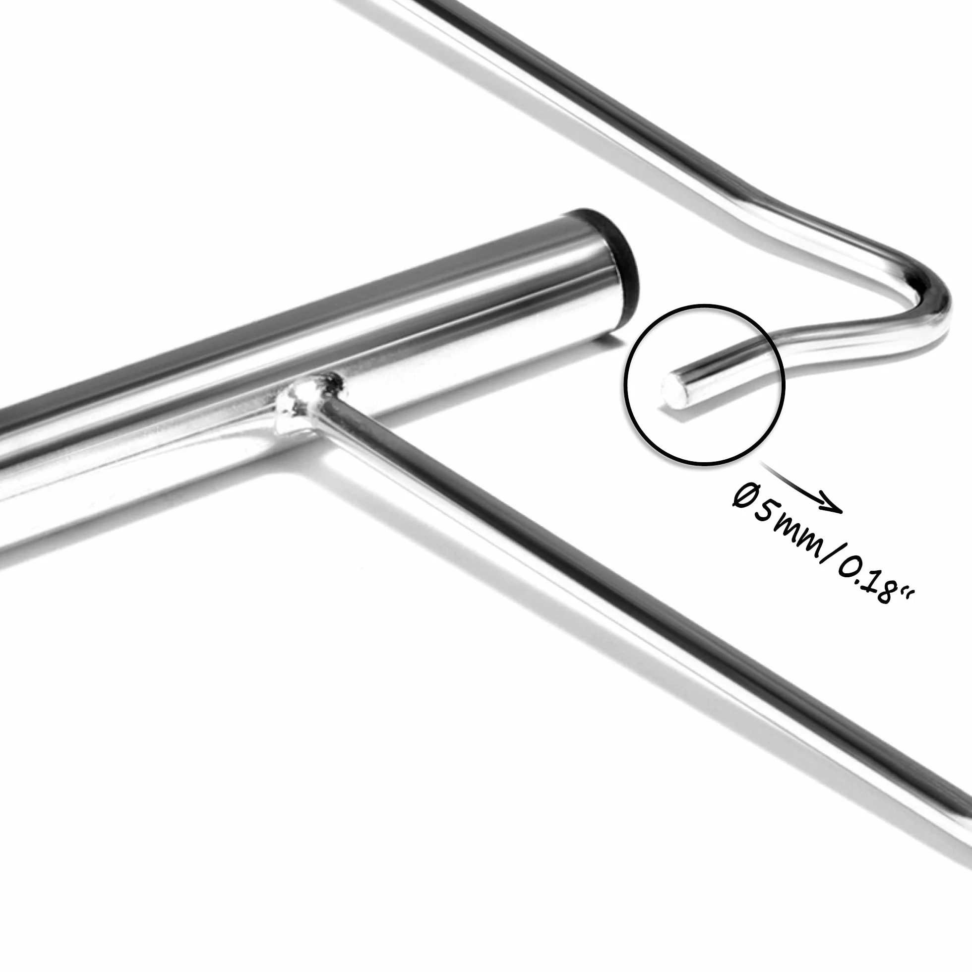 COM-FOUR® extracteur de Cheville en Acier Inoxydable 1 pièce - extracteur de Crochet pour Retrait Facile - Accessoires de Tente