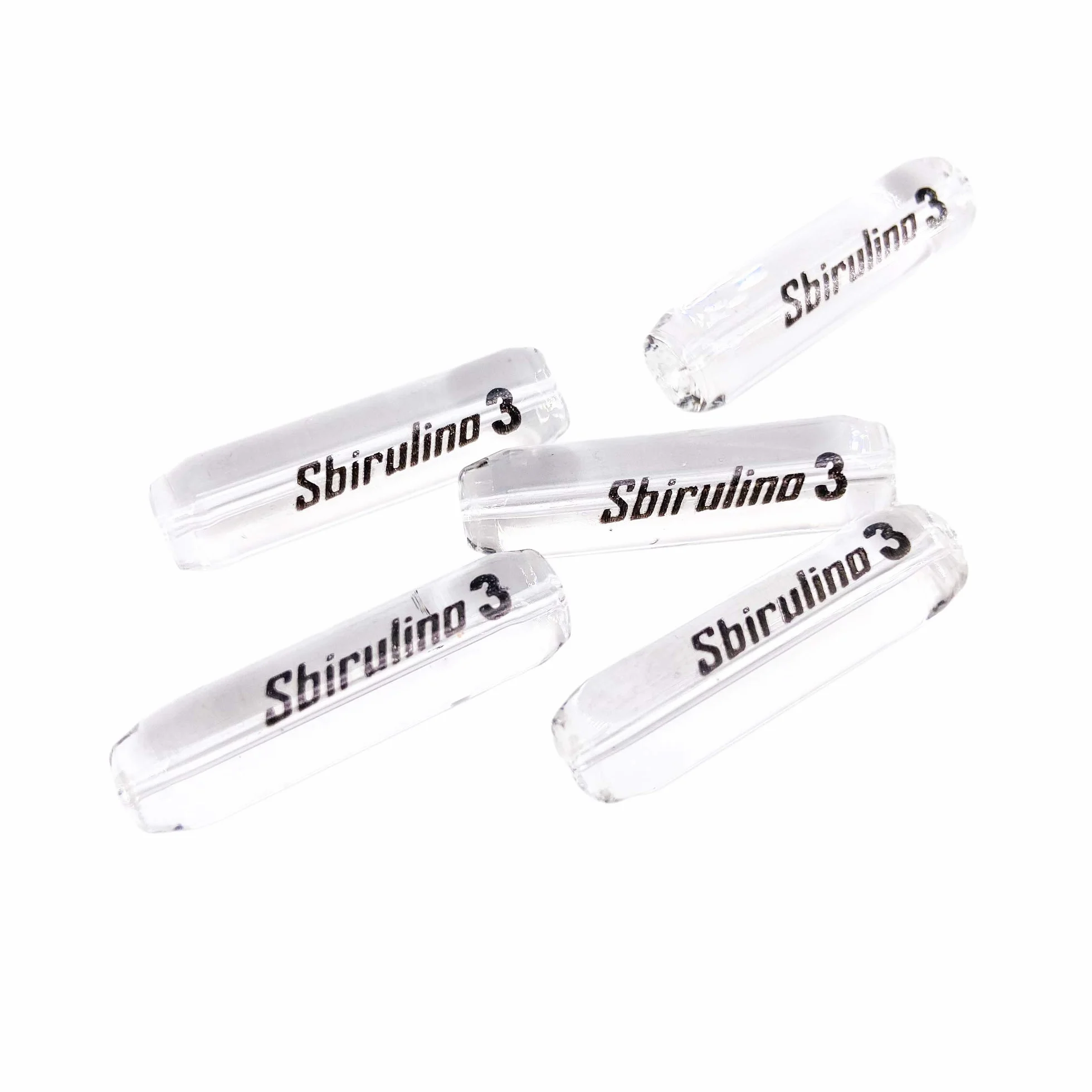 Lot de 5 lames de pêche courtes Sbirulino