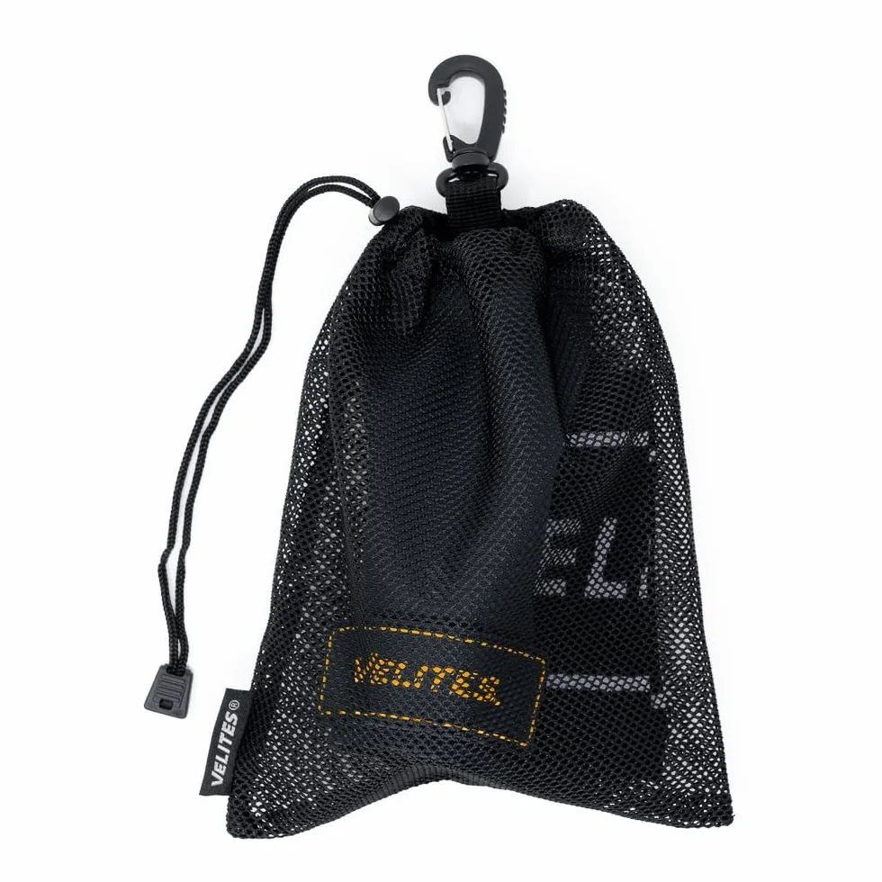 Velites | Handgrips Quad Ultra + Wristbands + Carry Bag | More Reps with Extra Grip | Use Without Chalk | Cross Training & Functional Training
