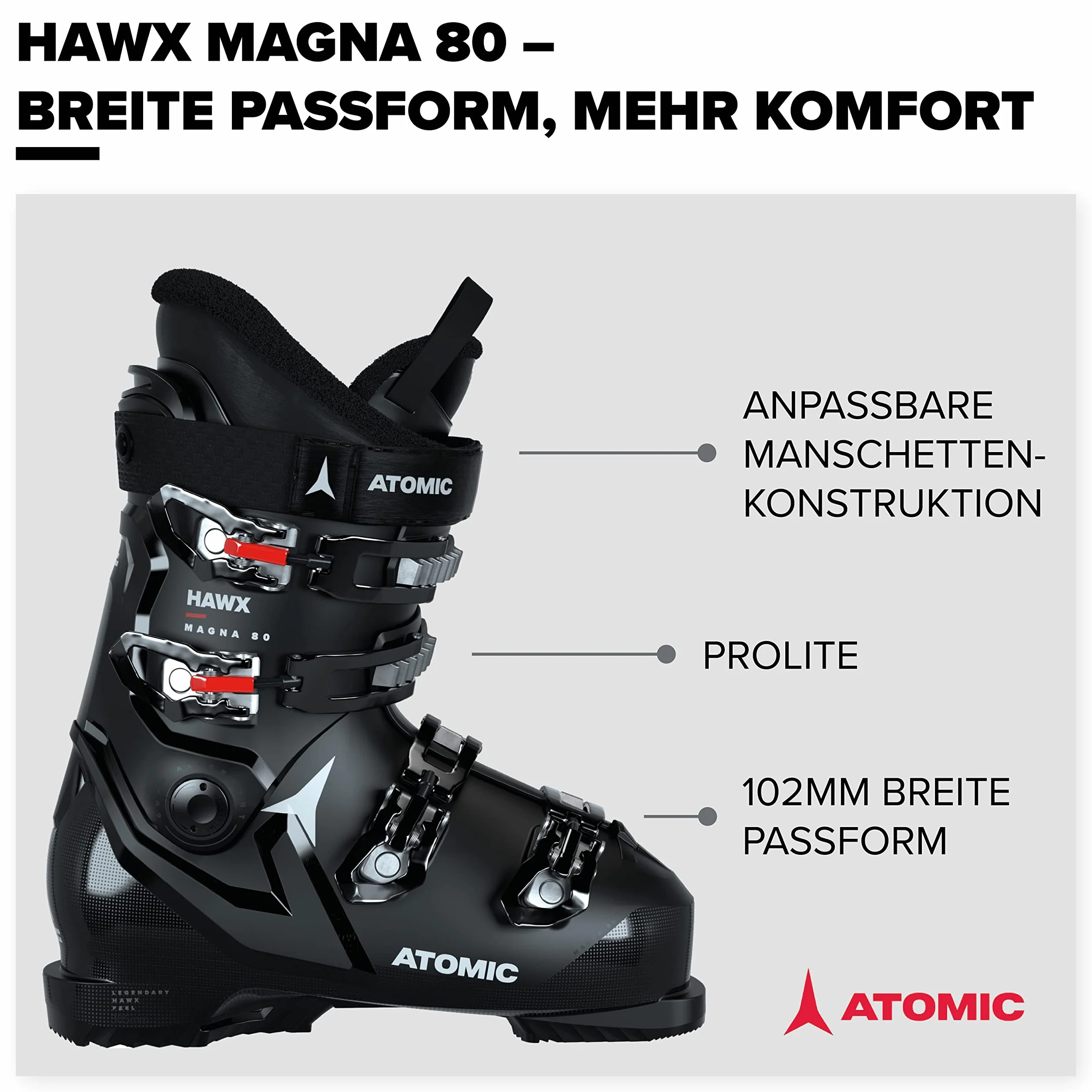 ATOMIC HAWX Magna 80 Bottes de Ski Mixte