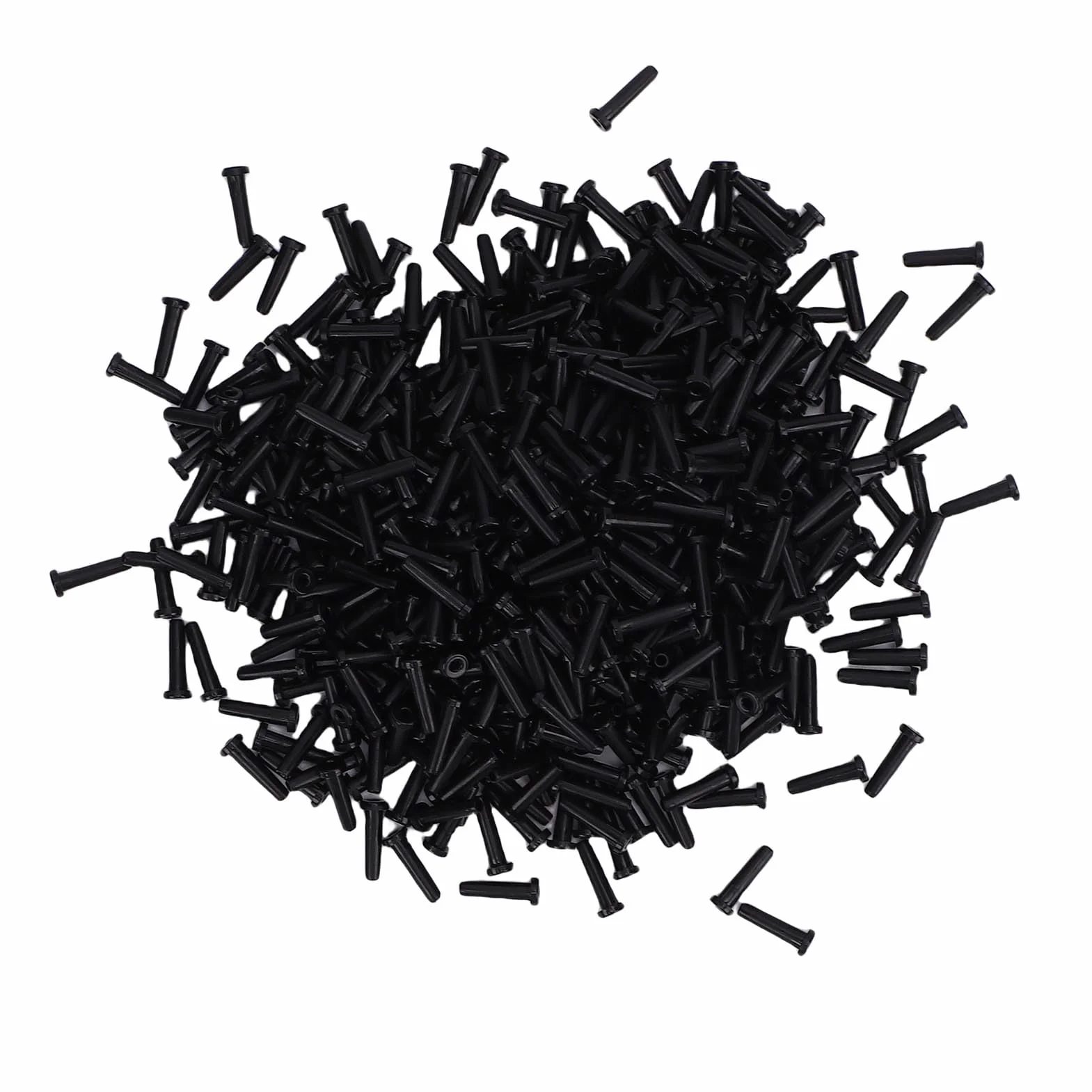 Épaisseur en Nylon Vigoureuse de Chapeau du Matériel 2.1x8.3mm 0.8mm D'oeillets de Raquette de Badminton de Réduction de Bruit