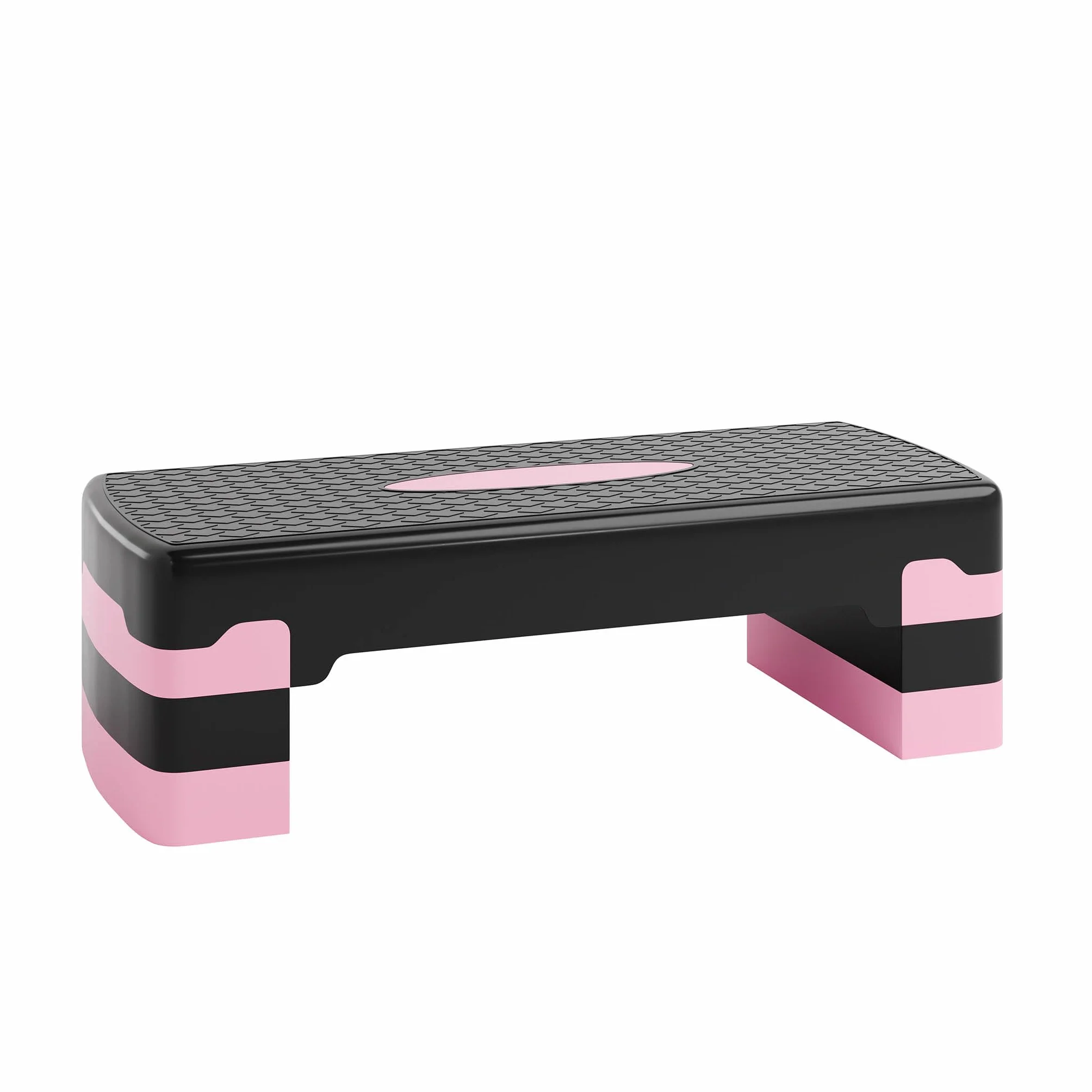 Ultrasport Step Aérobic Antidérapant Réglable 3 Niveaux Stepper Fitness 68 x 28 cm Rose