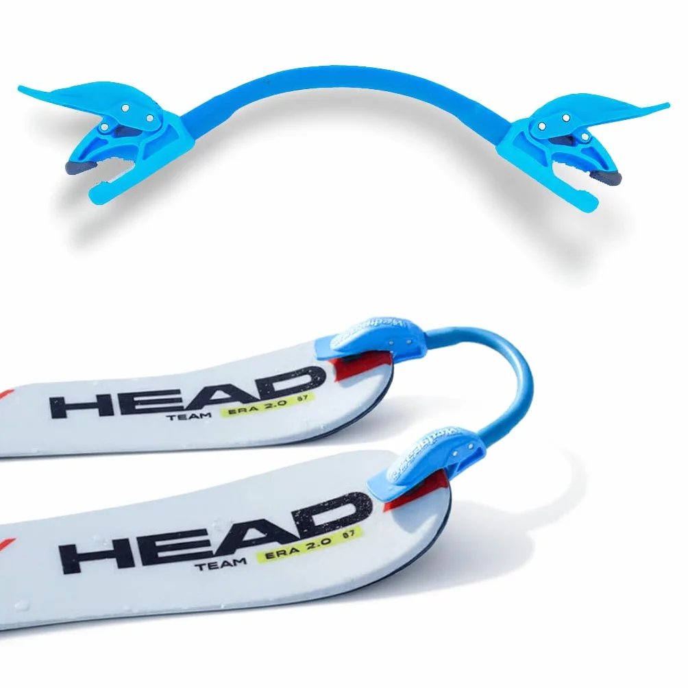 Launch Pad Wedgease Connecteur de Pointe de Ski – Apprendre à Skier – Contrôle de la Vitesse, Cale, Tourner – Portable et Durable – Débutants
