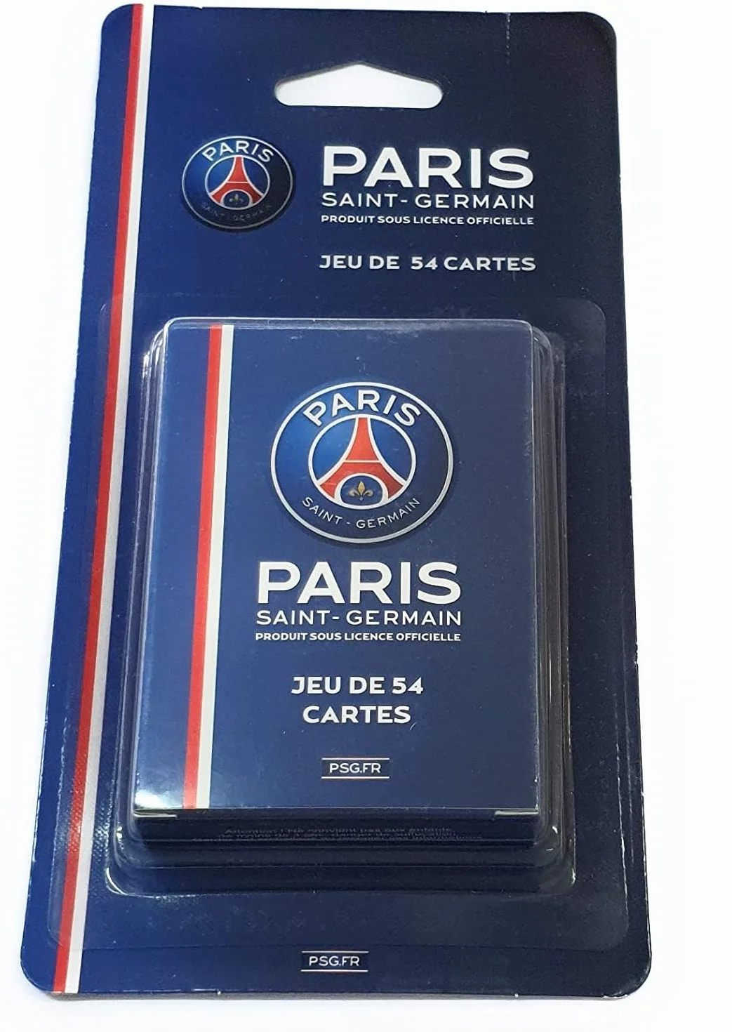 Grenadine Boutique PSG Jeu de 54 Cartes Logo Paris Saint-Germain Verso