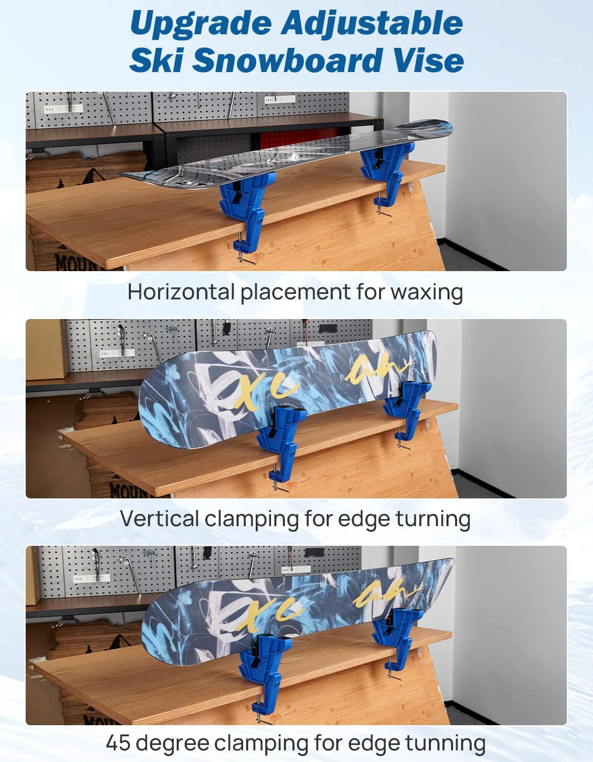 JOYTUTUS Lot de 2 étais de snowboard