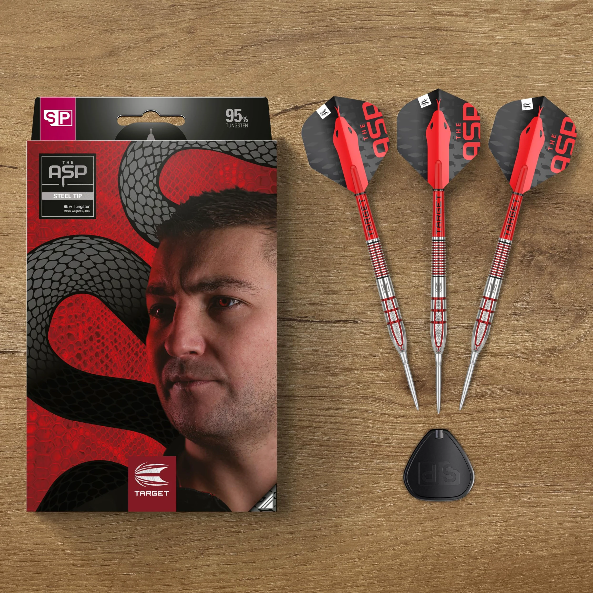 Target Darts Nathan Aspinall Gen 2 95% Wolfram Swiss Point Jeu de fléchettes à Pointe d'acier