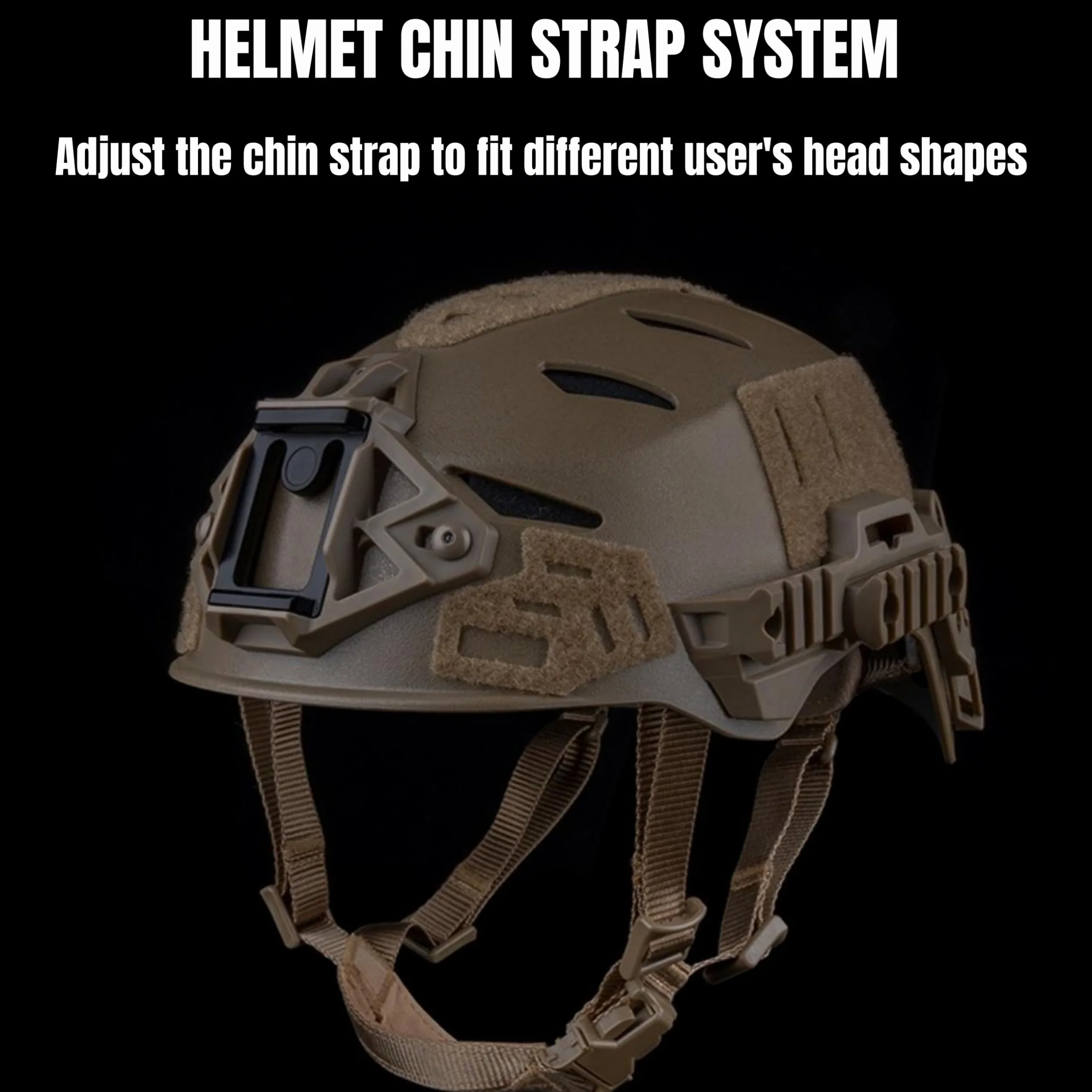 Casque Tactique W.endy 3.0 Version simplifiée pour Chasse Combat Airsoft Protection