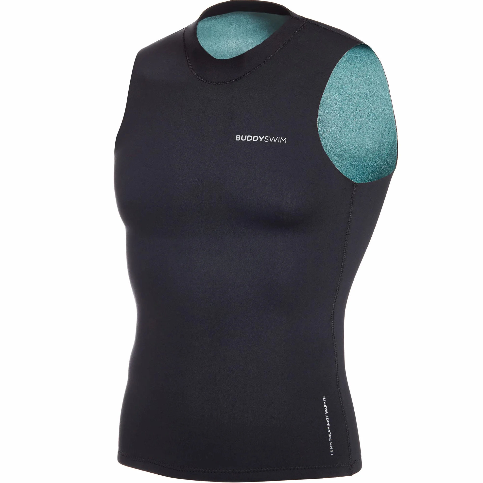 Gilet Néoprène Trilaminate 1,5 mm Natation Eau Libre Homme Plongée Surf